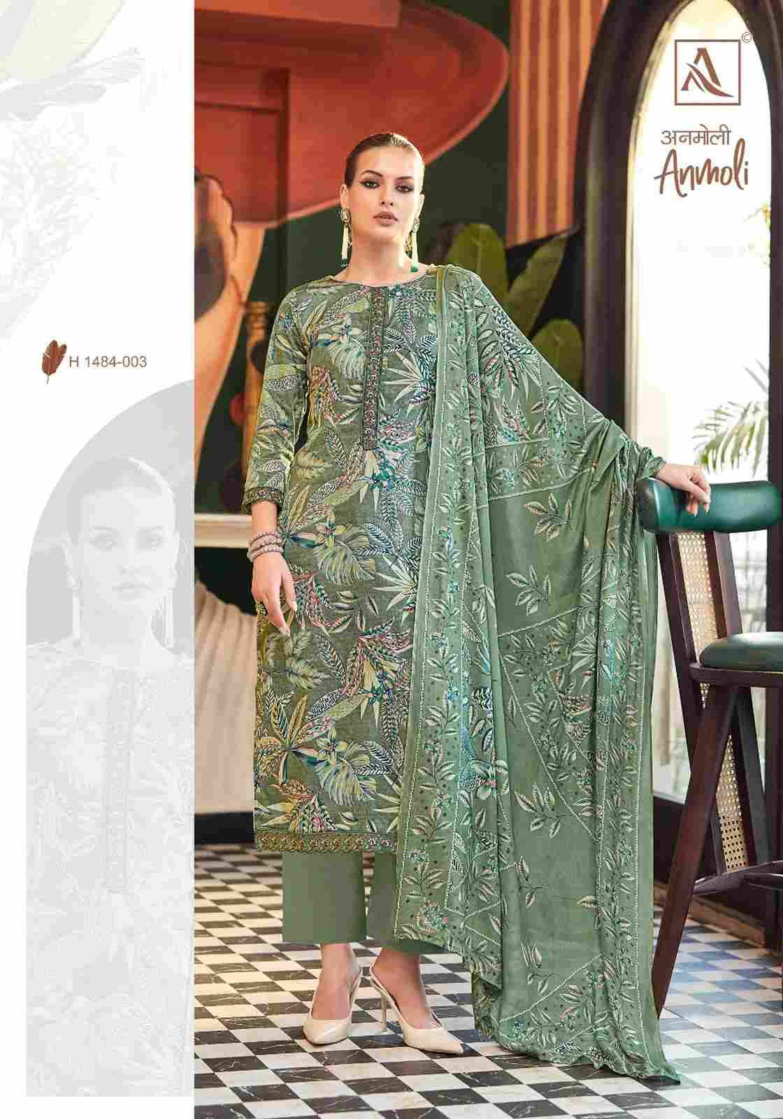 Anmoli By Alok Suit 1484-001 To 1484-006 Series Beautiful Festive Suits Colorful Stylish Fancy Casual Wear & Ethnic Wear Pure Jam Print Dresses At Wholesale Price