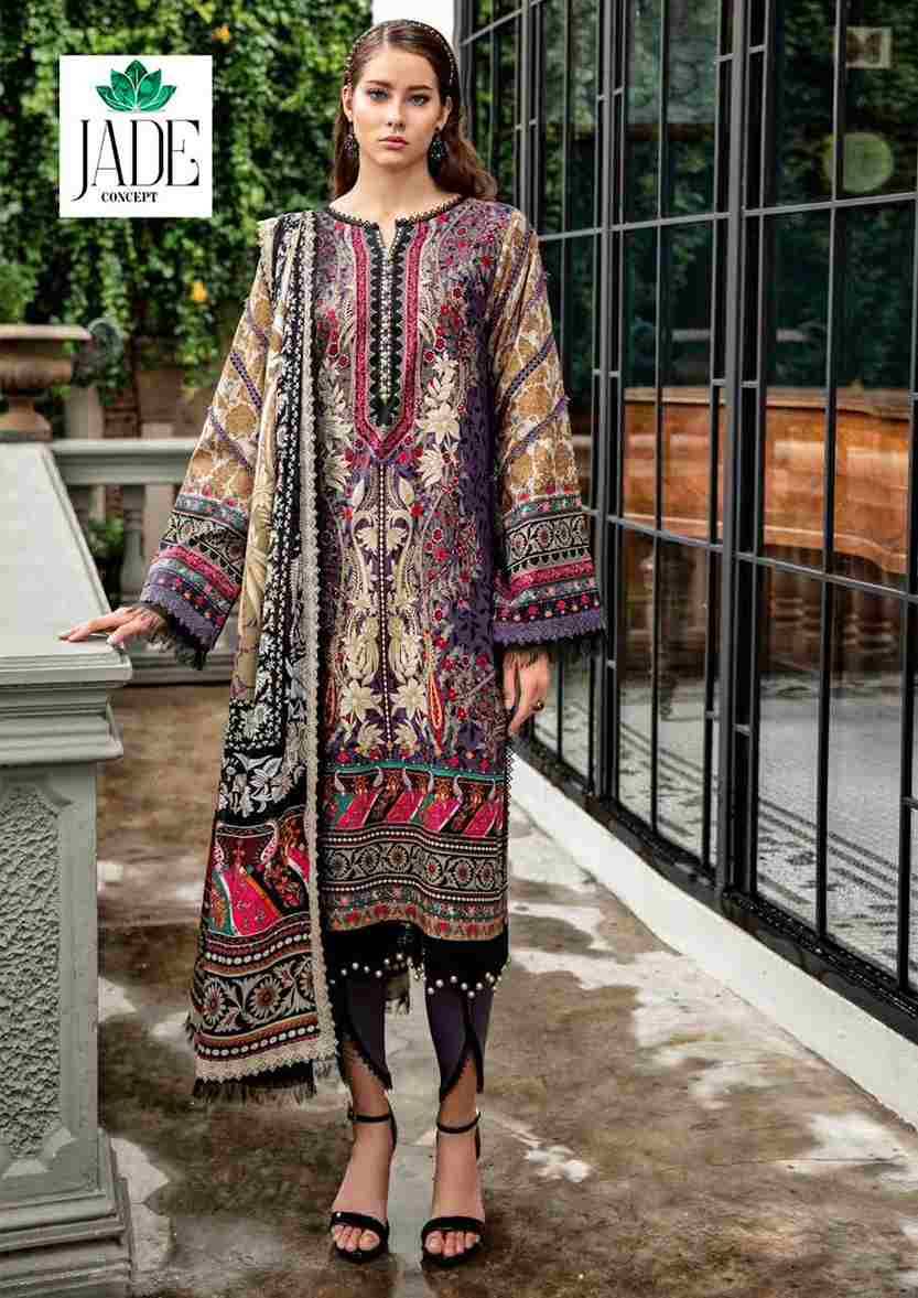 Crimson Vol-8 By Jade 8001 To 8006 Series Beautiful Festive Suits Colorful Stylish Fancy Casual Wear & Ethnic Wear Pure Lawn Cotton Embroidered Dresses At Wholesale Price