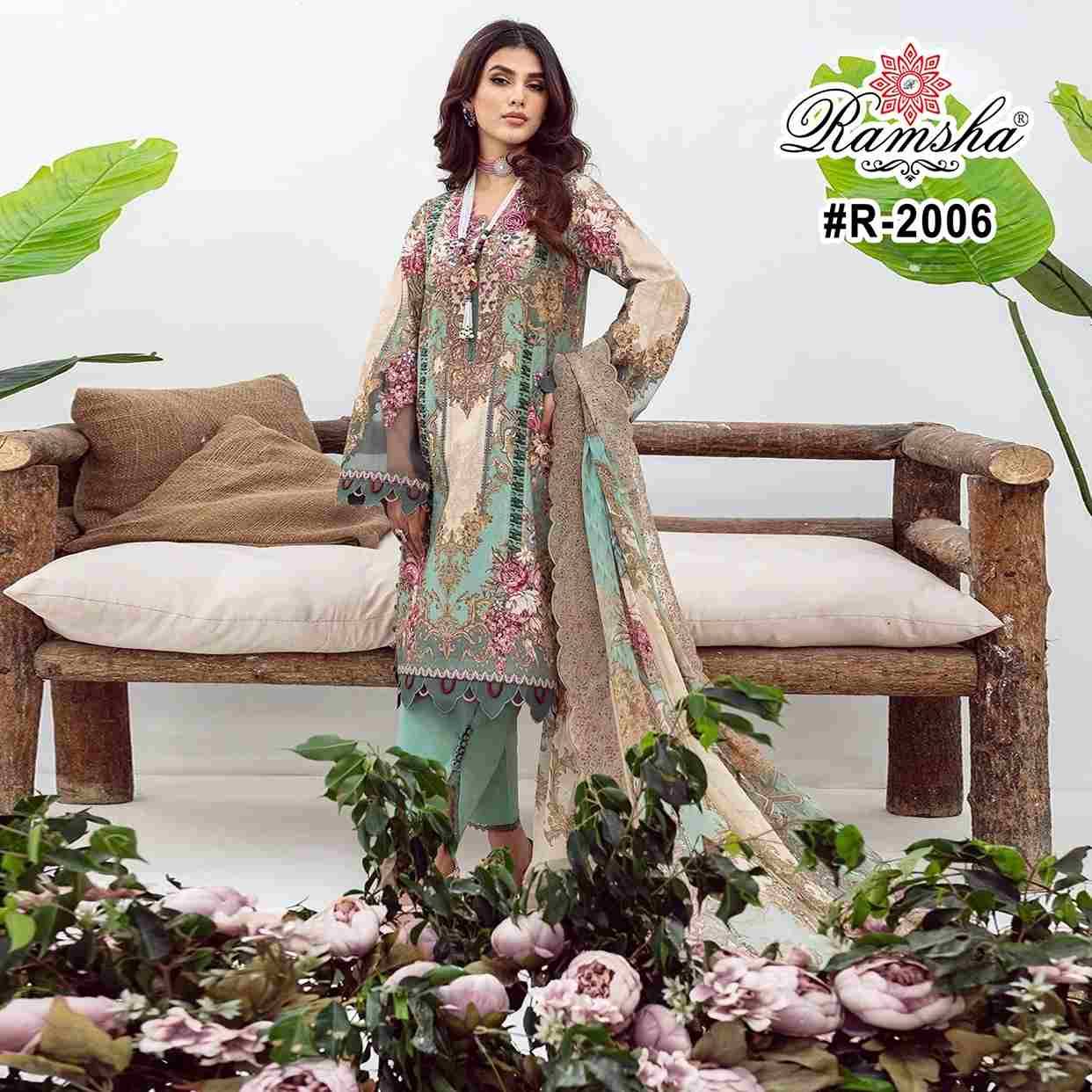 Firdous Lawn Collection By Ramsha 2001 To 2006 Series Wholesale Designer Pakistani Suits Collection Beautiful Stylish Fancy Colorful Party Wear & Occasional Wear Pure Cambric Dresses At Wholesale Price