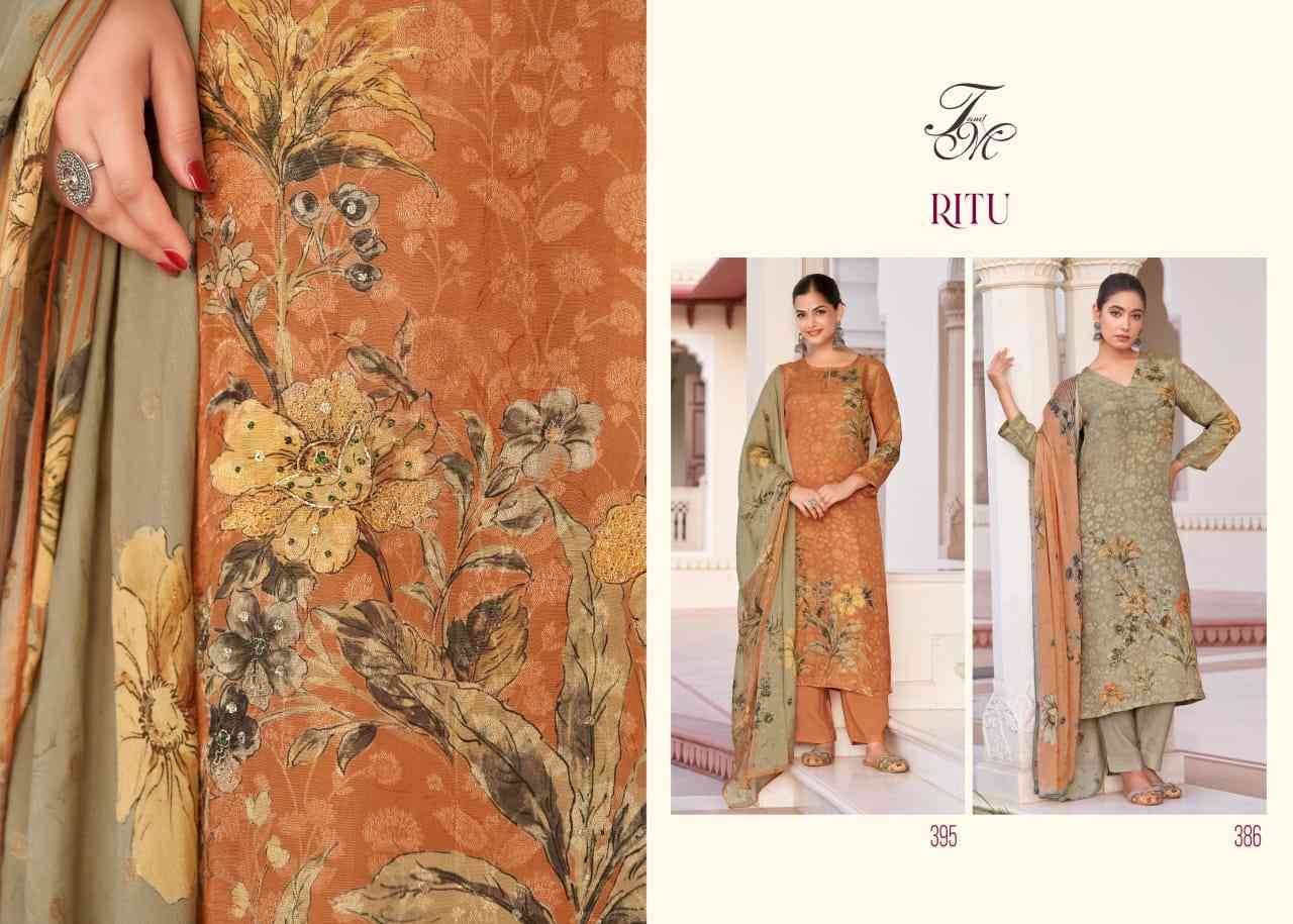 Ritu By T And M Designer Studio Beautiful Festive Suits Colorful Stylish Fancy Casual Wear & Ethnic Wear Viscose Jacquard Dresses At Wholesale Price