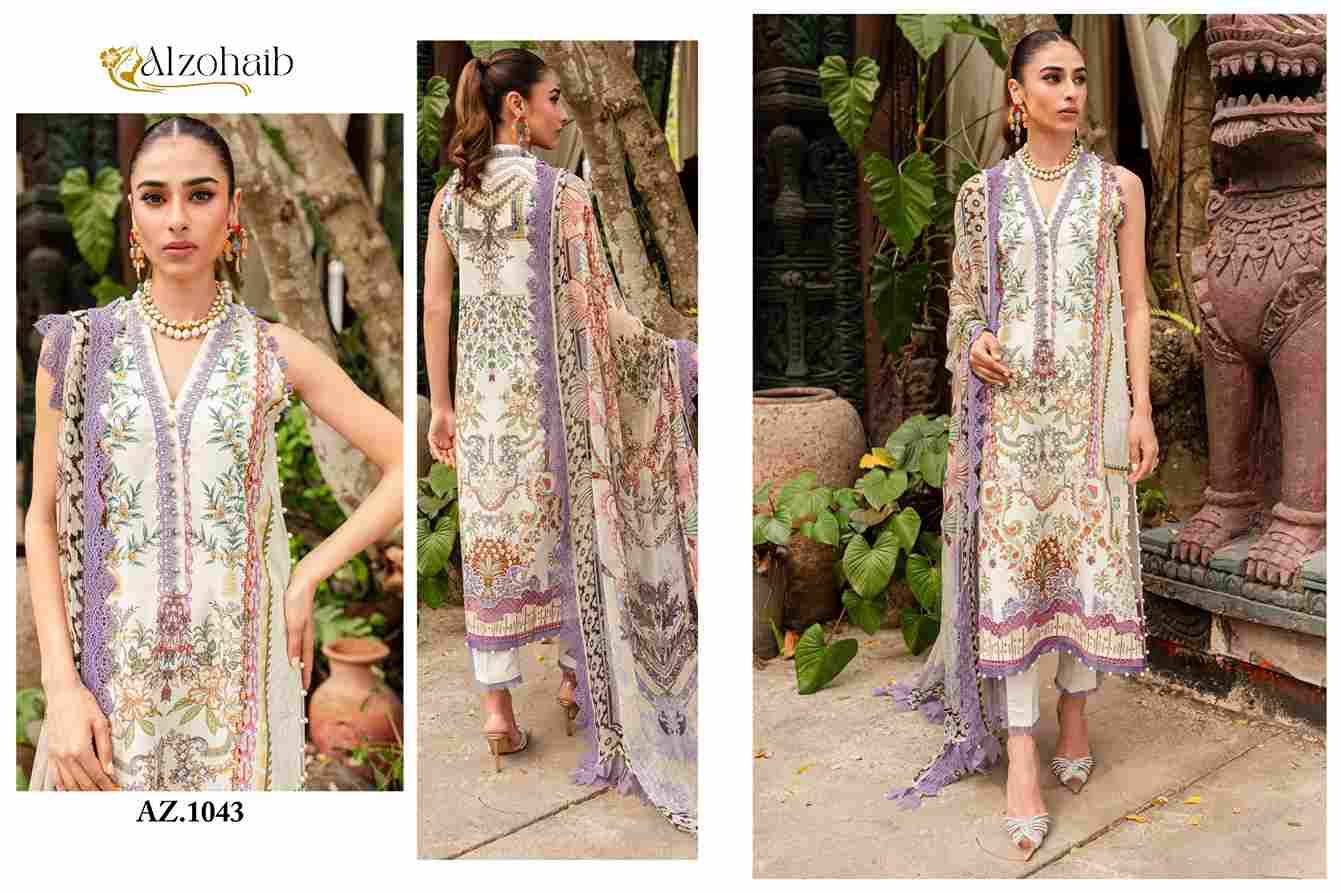 Queen Court Vol-2 By Alzohaib 1039 To 1043 Series Wholesale Designer Pakistani Suits Collection Beautiful Stylish Fancy Colorful Party Wear & Occasional Wear Pure Cotton Print Dresses At Wholesale Price