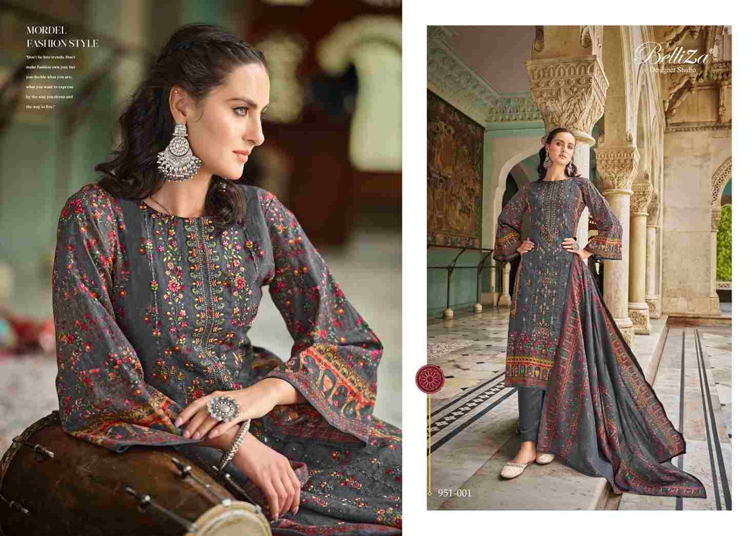 Bin Saeed Vol-6 By Belliza 951-001 To 951-008 Series Beautiful Stylish Festive Suits Fancy Colorful Casual Wear & Ethnic Wear & Ready To Wear Pure Cotton Digital Print Dresses At Wholesale Price