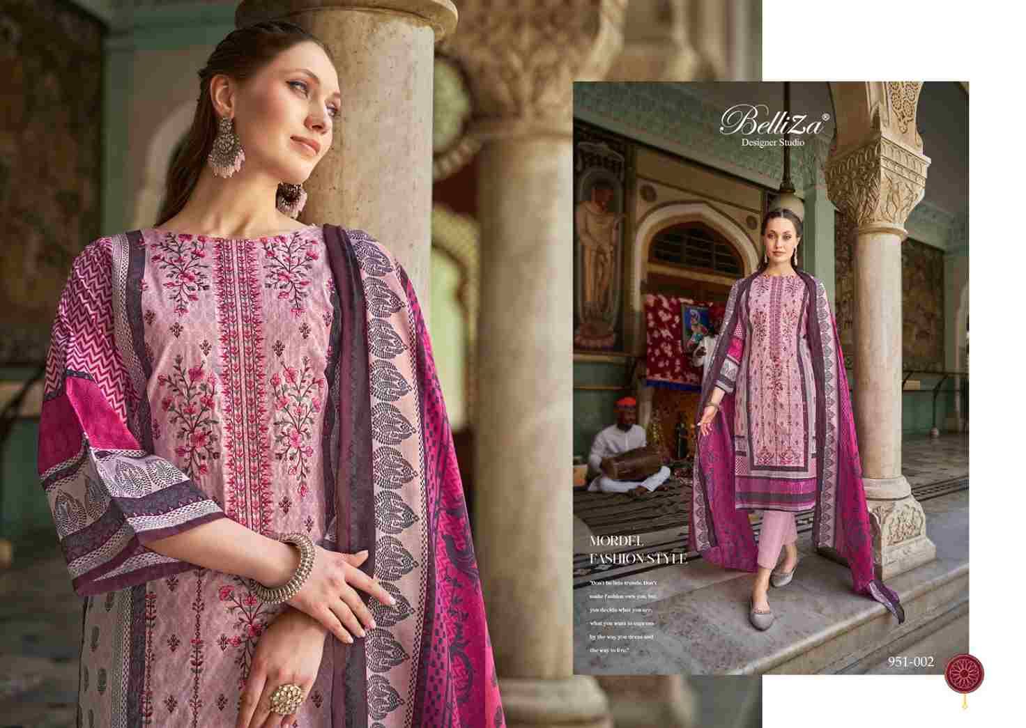 Bin Saeed Vol-6 By Belliza 951-001 To 951-008 Series Beautiful Stylish Festive Suits Fancy Colorful Casual Wear & Ethnic Wear & Ready To Wear Pure Cotton Digital Print Dresses At Wholesale Price