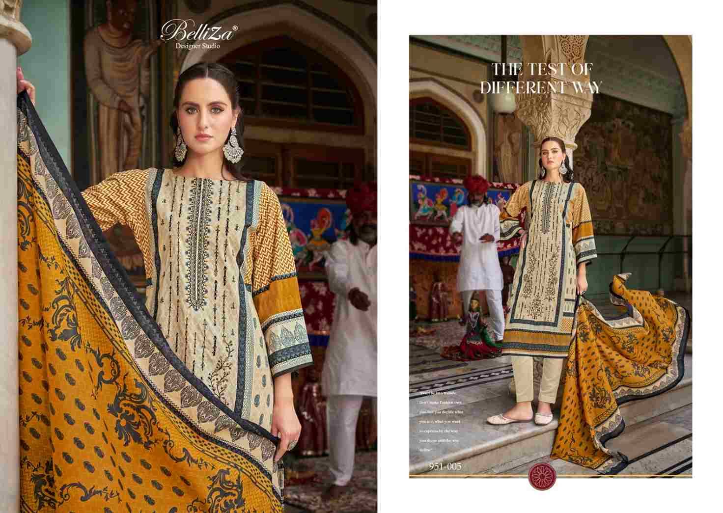 Bin Saeed Vol-6 By Belliza 951-001 To 951-008 Series Beautiful Stylish Festive Suits Fancy Colorful Casual Wear & Ethnic Wear & Ready To Wear Pure Cotton Digital Print Dresses At Wholesale Price