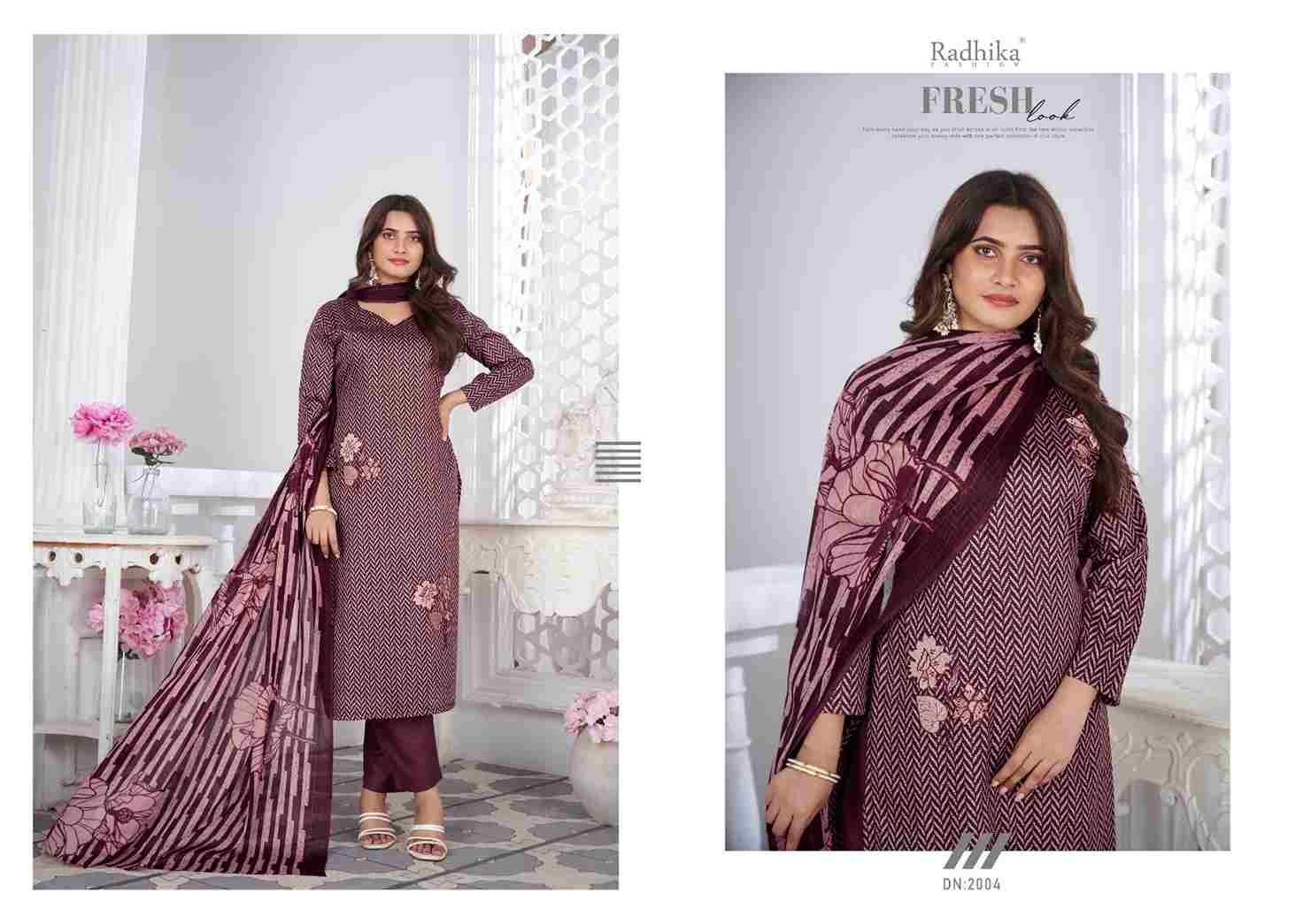 Romani By Azara 2001 To 2004 Series Beautiful Festive Suits Stylish Fancy Colorful Casual Wear & Ethnic Wear Jam Cotton Print Dresses At Wholesale Price