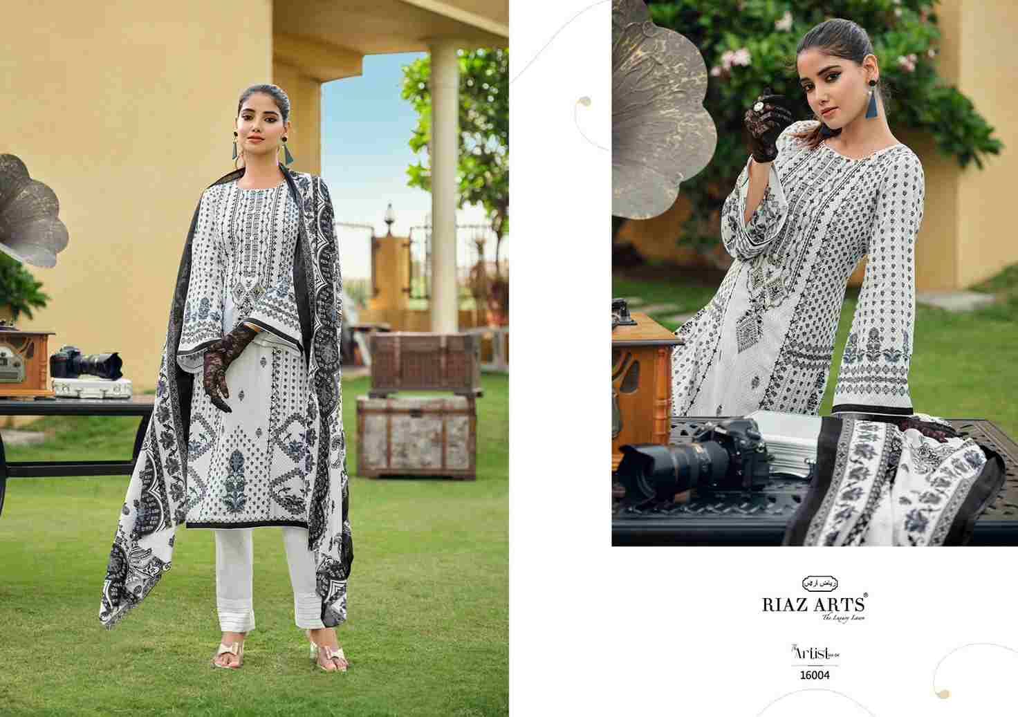 The Artist Vol-4 By Riaz Arts 16001 To 16008 Series Beautiful Festive Suits Stylish Fancy Colorful Casual Wear & Ethnic Wear Pure Lawn Print Dresses At Wholesale Price