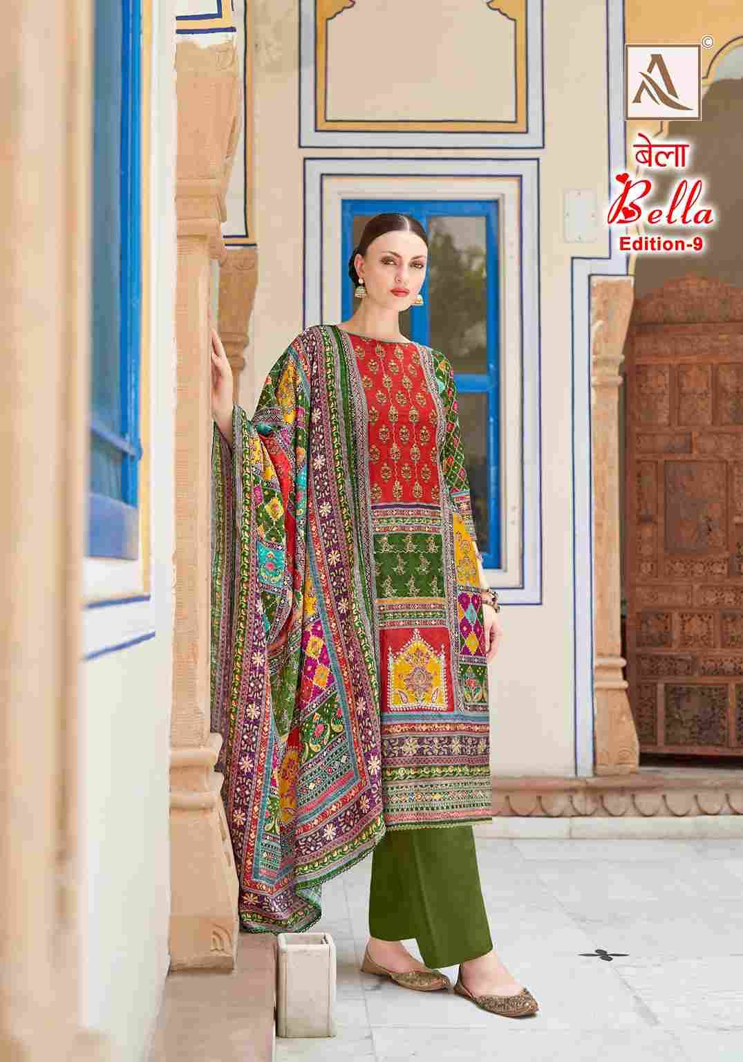 Bella Vol-9 By Alok Suit 1610-001 To 1610-006 Series Beautiful Festive Suits Stylish Fancy Colorful Casual Wear & Ethnic Wear Pure Muslin Print Dresses At Wholesale Price