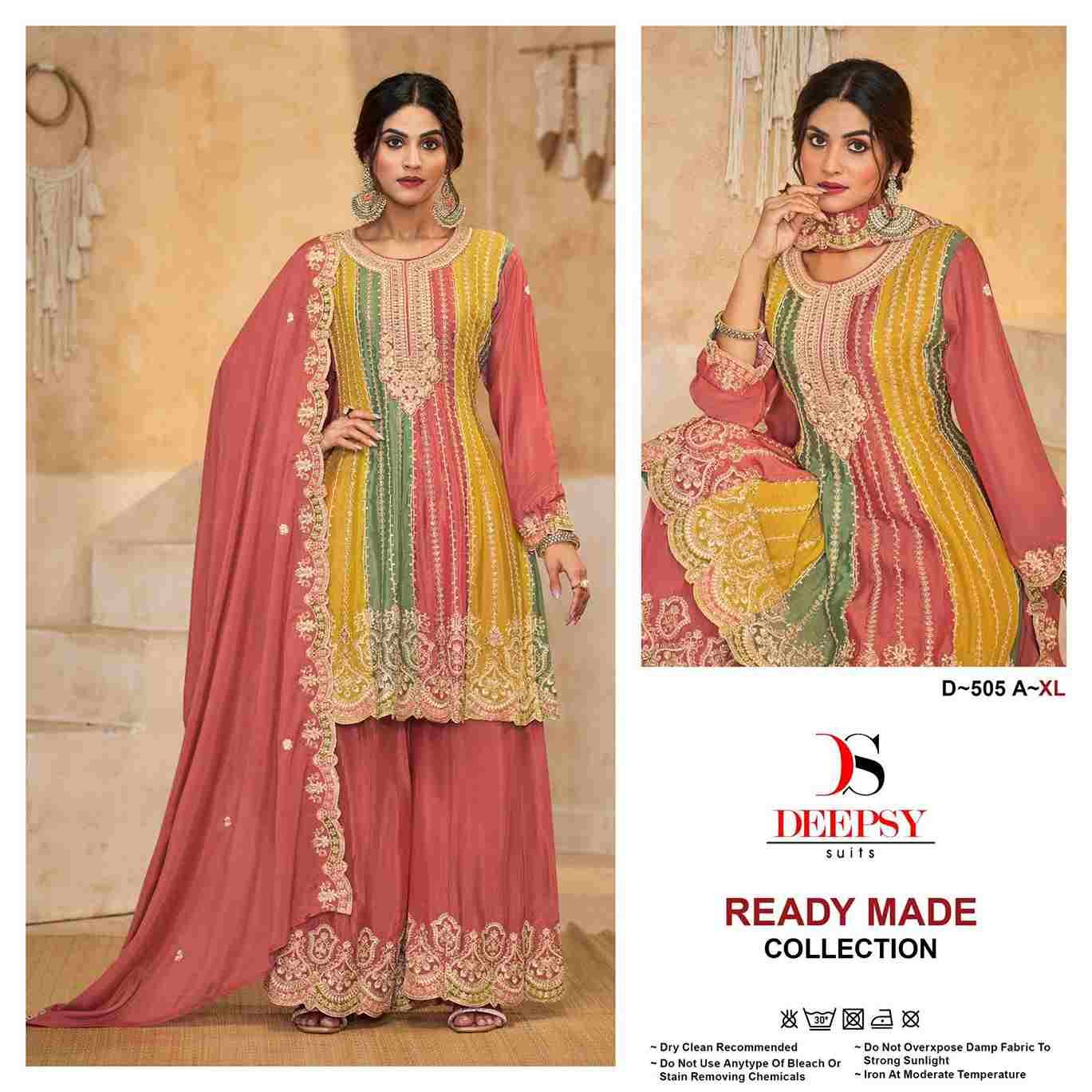 Deepsy Hit Design 505 By Deepsy Suits 505-A To 505-C Series Pakistani Suits Beautiful Fancy Colorful Stylish Party Wear & Occasional Wear Pure Viscose Chinnon Embroidered Dresses At Wholesale Price