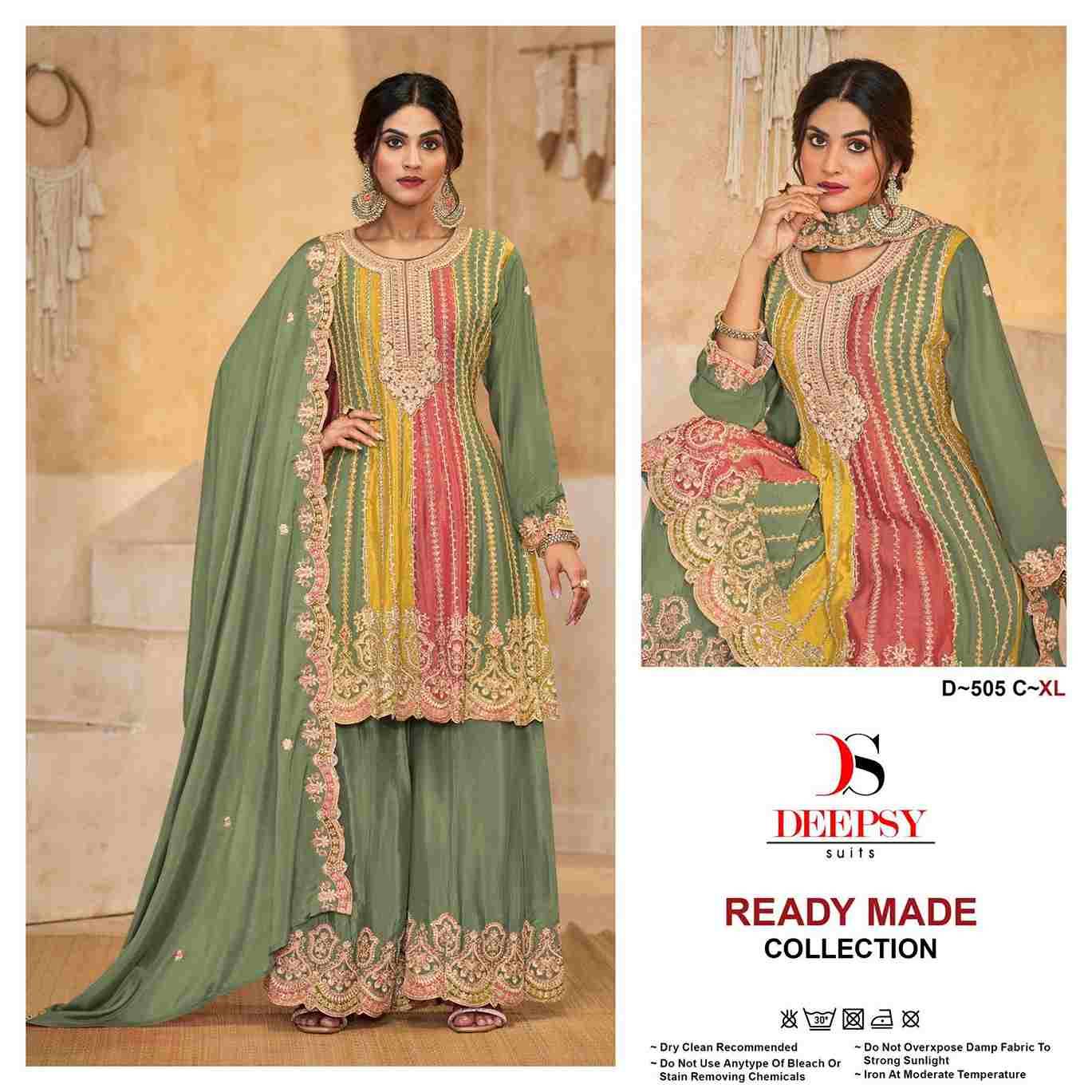 Deepsy Hit Design 505 By Deepsy Suits 505-A To 505-C Series Pakistani Suits Beautiful Fancy Colorful Stylish Party Wear & Occasional Wear Pure Viscose Chinnon Embroidered Dresses At Wholesale Price