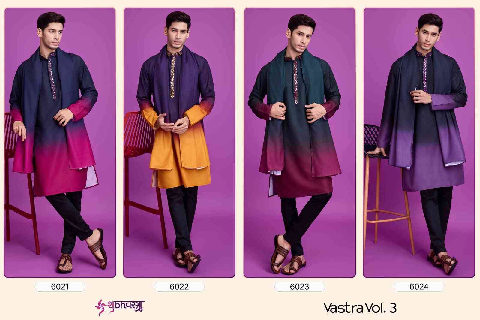 Vastra Vol-3 By Shubhkala 6021 To 6024 Series Beautiful Colorful Stylish Fancy Casual Wear & Ethnic Wear & Ready To Wear Rayon Kurtas At Wholesale Price