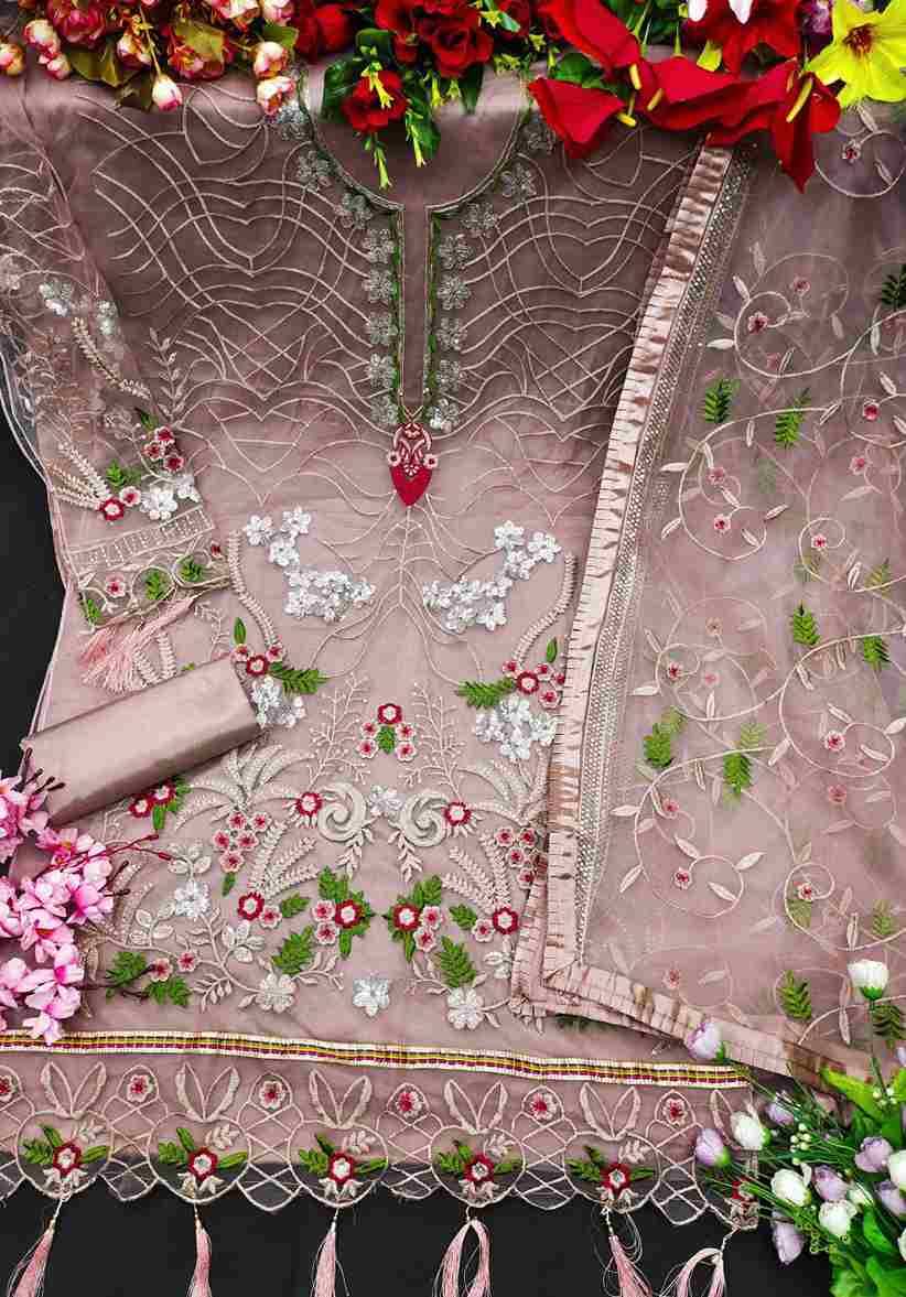 KF-117 Colours By Fashid Wholesale 117-A To 117-D Series Pakistani Suits Collection Beautiful Stylish Fancy Colorful Party Wear & Occasional Wear Heavy Net Embroidered Dresses At Wholesale Price