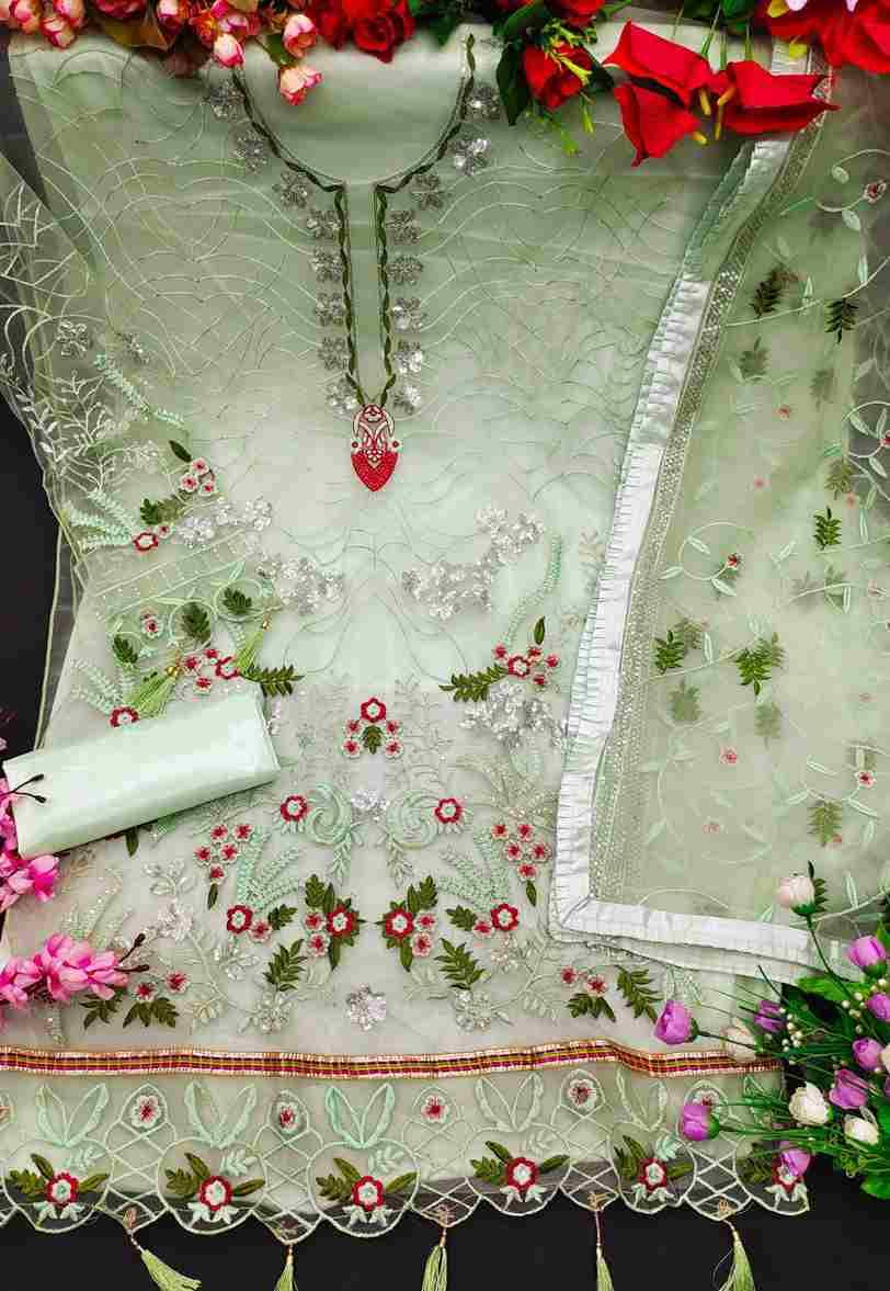 KF-117 Colours By Fashid Wholesale 117-A To 117-D Series Pakistani Suits Collection Beautiful Stylish Fancy Colorful Party Wear & Occasional Wear Heavy Net Embroidered Dresses At Wholesale Price