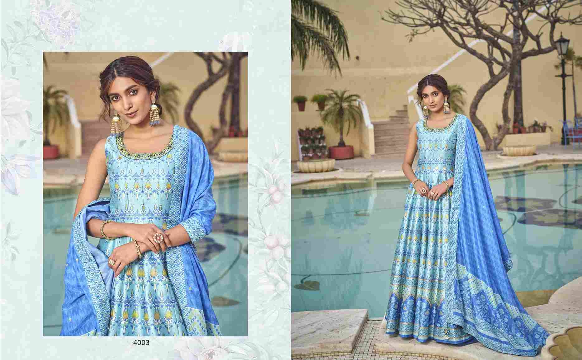 Peshwai By Virasat 4001 To 4006 Series Beautiful Stylish Fancy Colorful Casual Wear & Ethnic Wear Silk Gowns With Dupatta At Wholesale Price