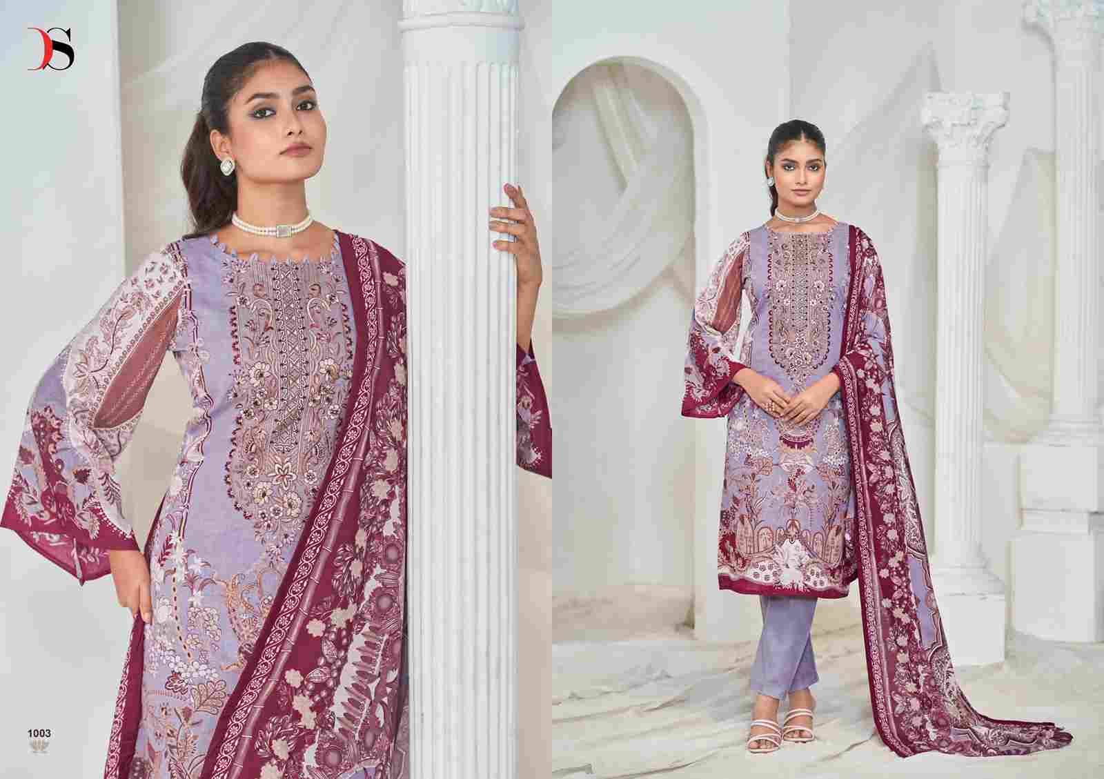 Gulnoor By Deepsy Suits 1001 To 1006 Series Pakistani Stylish Beautiful Colourful Printed & Embroidered Party Wear & Occasional Wear Pure Cotton Dresses At Wholesale Price