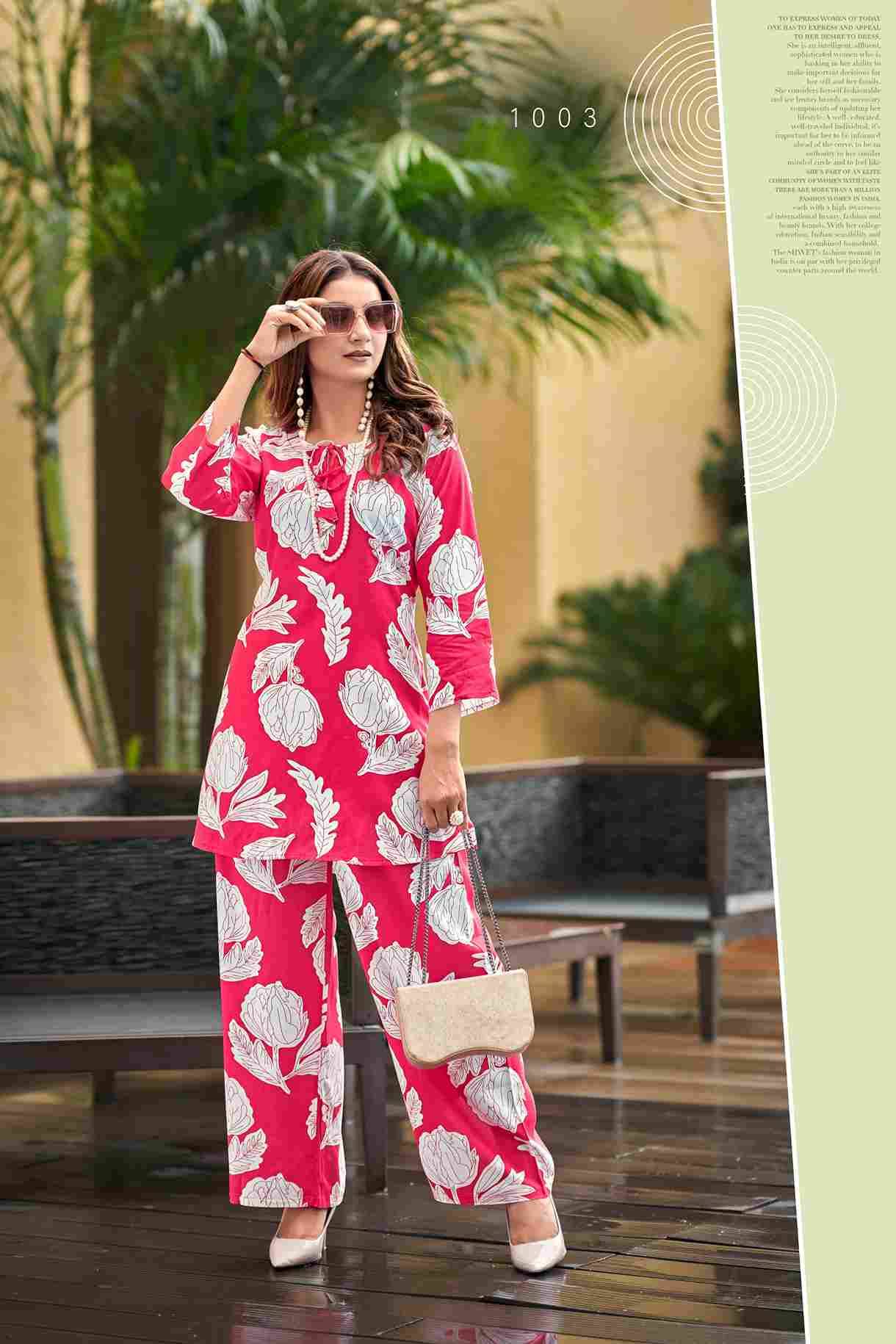 Fashion Beats Vol-4 By Tips And Tops 1001 To 1006 Designer Stylish Fancy Colorful Beautiful Party Wear & Ethnic Wear Collection Rayon Print Co-Ord At Wholesale Price