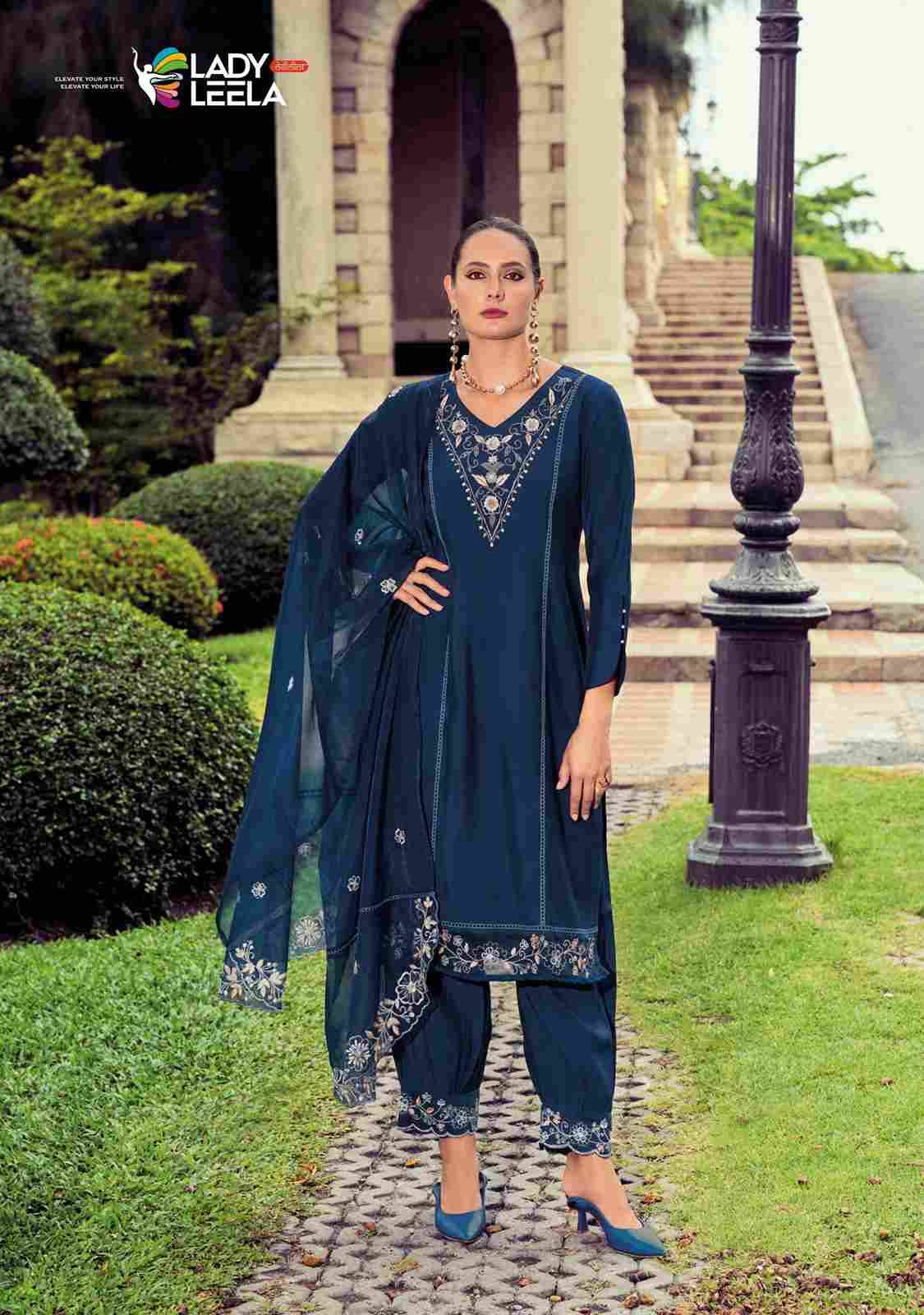 Afsana By Lady Leela 1341 To 1346 Series Beautiful Festive Suits Colorful Stylish Fancy Casual Wear & Ethnic Wear Viscose Silk Dresses At Wholesale Price