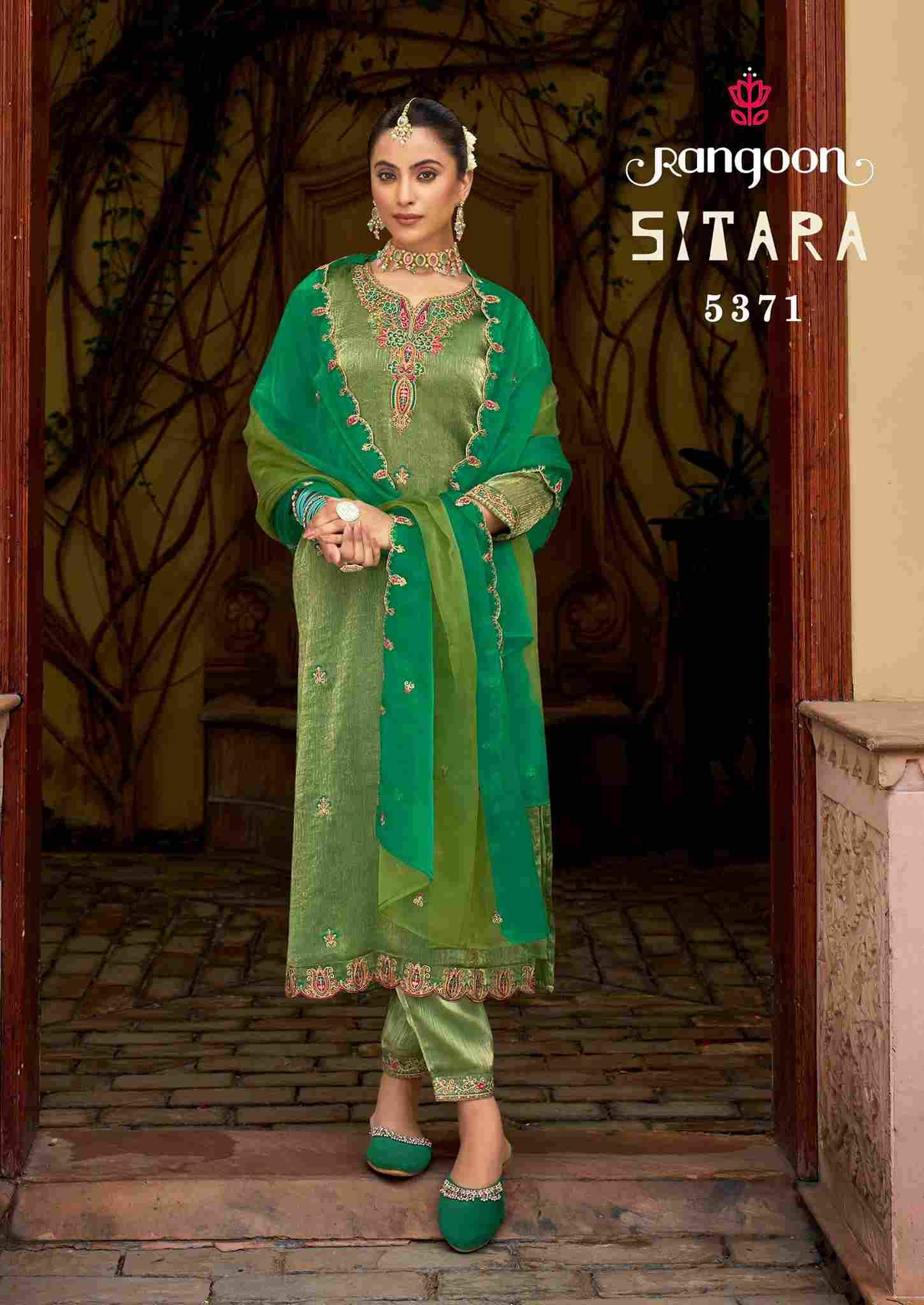 Sitara By Rangoon 5371 To 5374 Series Beautiful Festive Suits Colorful Stylish Fancy Casual Wear & Ethnic Wear Silk With Work Dresses At Wholesale Price