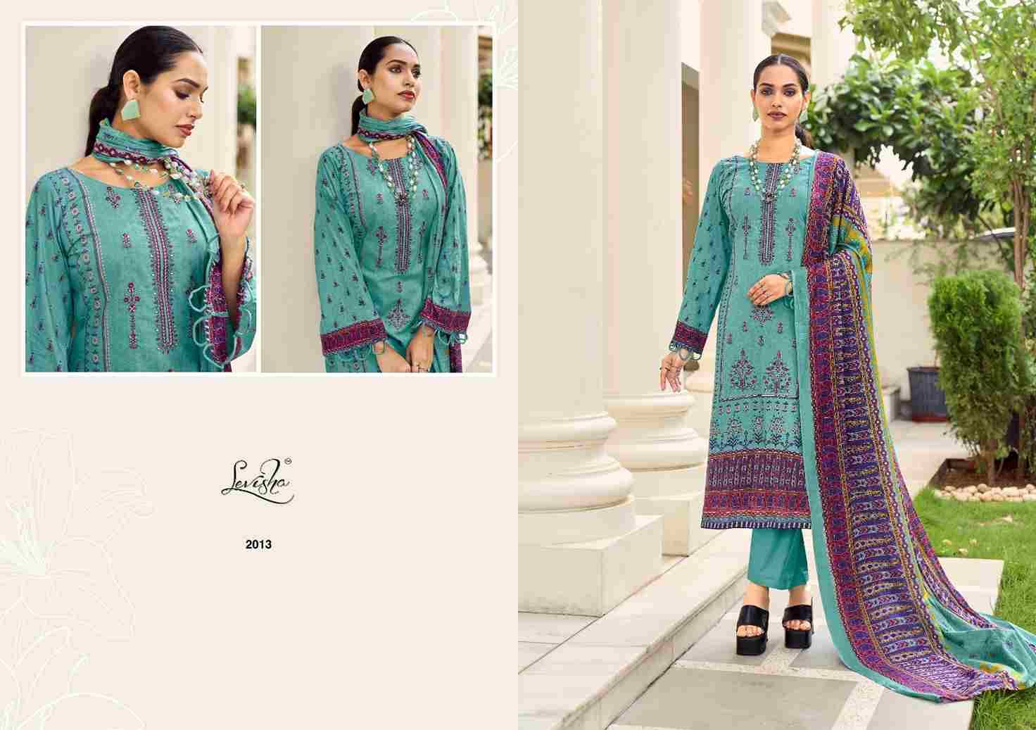 Sana Samiya Vol-2 By Levisha 2013 To 2018 Series Festive Suits Beautiful Fancy Colorful Stylish Party Wear & Occasional Wear Cambric Cotton Print Dresses At Wholesale Price