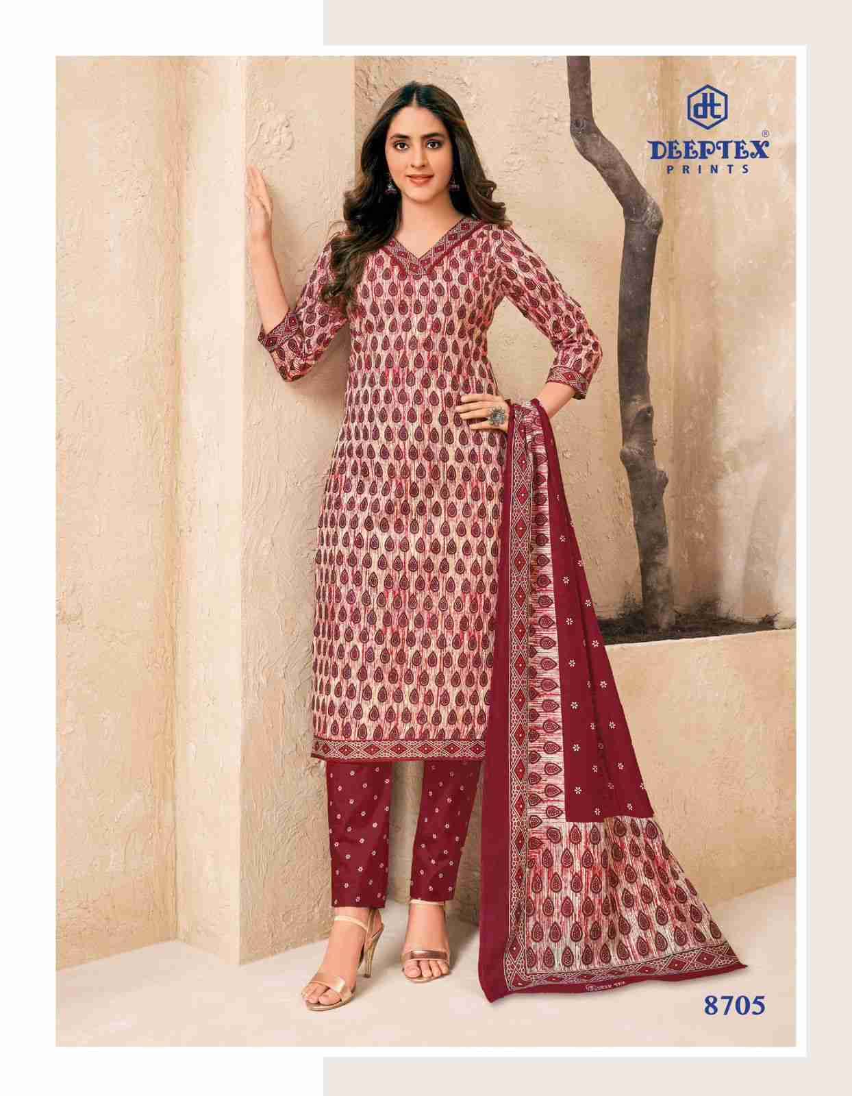 Miss India Vol-87 By Deeptex Prints 8701 To 8726 Series Beautiful Festive Suits Stylish Fancy Colorful Casual Wear & Ethnic Wear Cotton Print Dresses At Wholesale Price