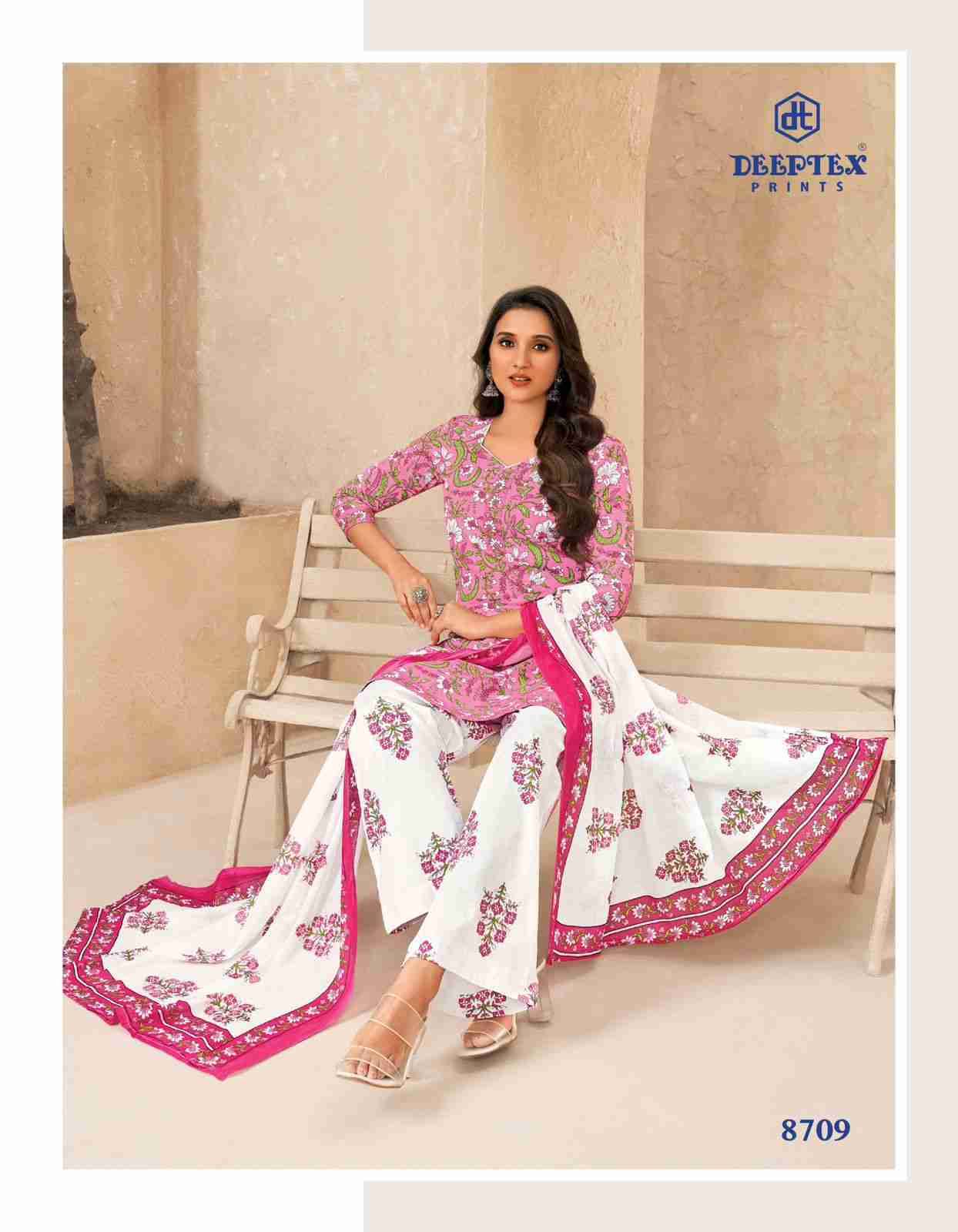 Miss India Vol-87 By Deeptex Prints 8701 To 8726 Series Beautiful Festive Suits Stylish Fancy Colorful Casual Wear & Ethnic Wear Cotton Print Dresses At Wholesale Price