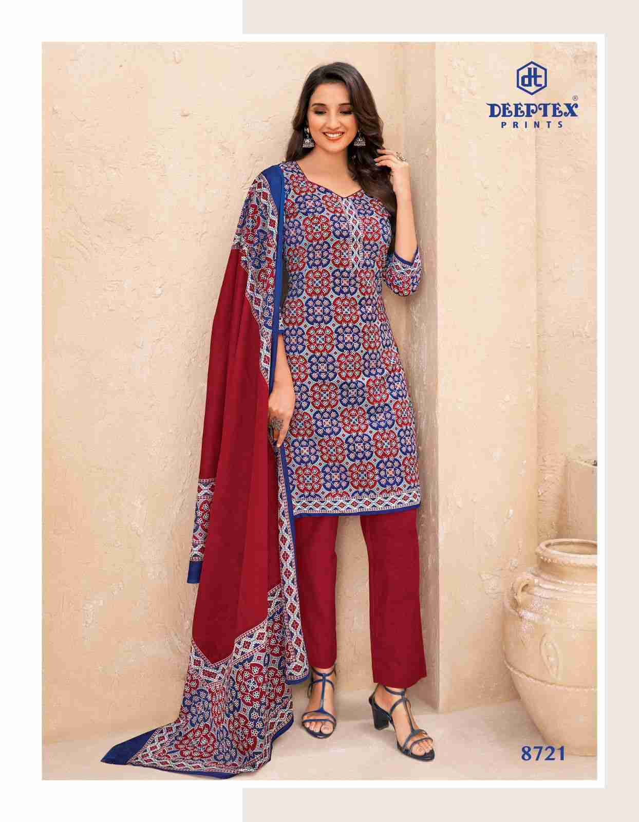 Miss India Vol-87 By Deeptex Prints 8701 To 8726 Series Beautiful Festive Suits Stylish Fancy Colorful Casual Wear & Ethnic Wear Cotton Print Dresses At Wholesale Price