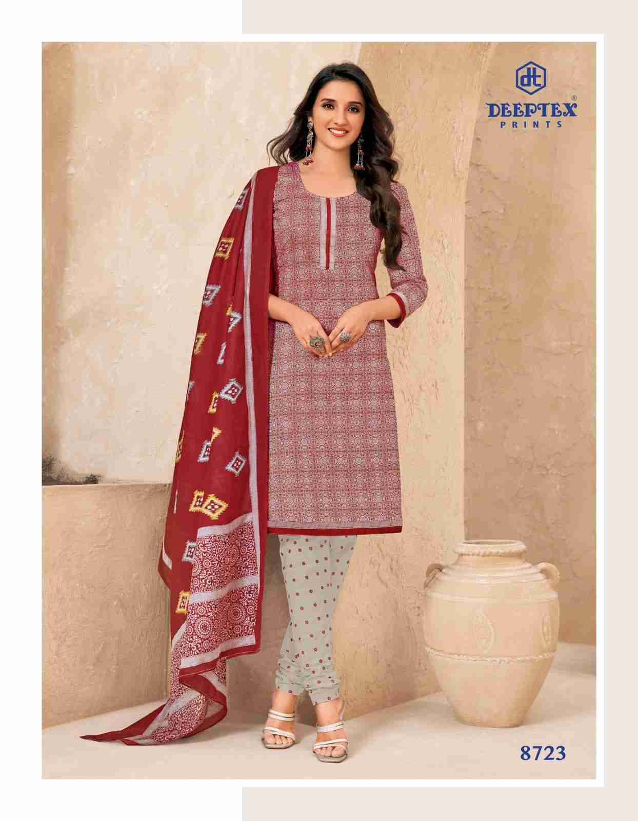 Miss India Vol-87 By Deeptex Prints 8701 To 8726 Series Beautiful Festive Suits Stylish Fancy Colorful Casual Wear & Ethnic Wear Cotton Print Dresses At Wholesale Price