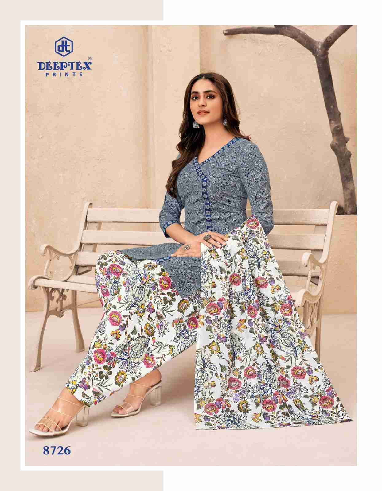 Miss India Vol-87 By Deeptex Prints 8701 To 8726 Series Beautiful Festive Suits Stylish Fancy Colorful Casual Wear & Ethnic Wear Cotton Print Dresses At Wholesale Price