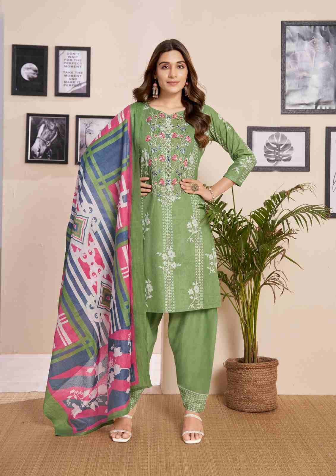 Simayaa By Yashika Trends 1001 To 1006 Series Beautiful Festive Suits Colorful Stylish Fancy Casual Wear & Ethnic Wear Pure Cotton Print Dresses At Wholesale Price