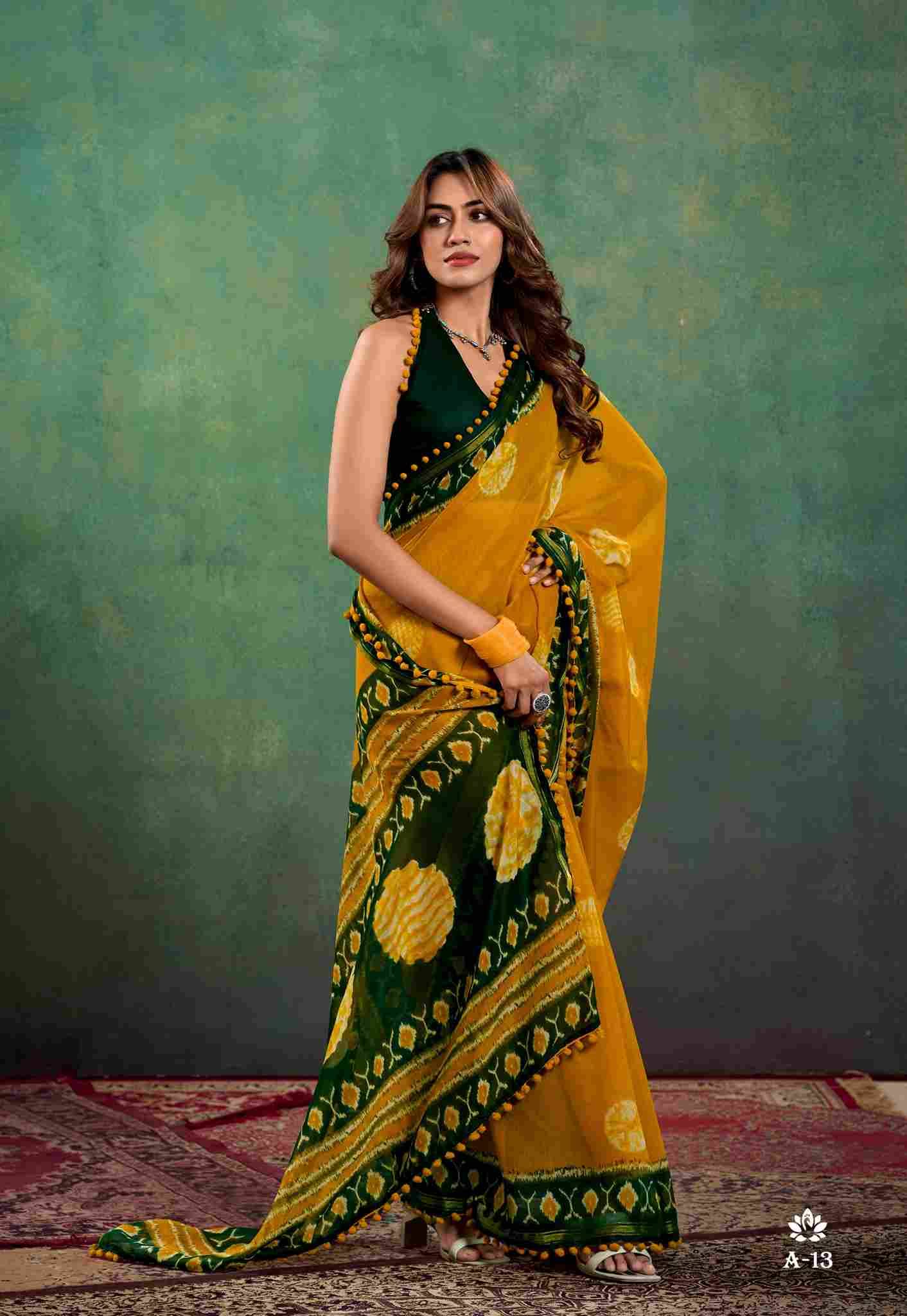 Pumpum Vol-13 By SR 13-A To 13-J Series Indian Traditional Wear Collection Beautiful Stylish Fancy Colorful Party Wear & Occasional Wear Mal Mal Cotton Sarees At Wholesale Price