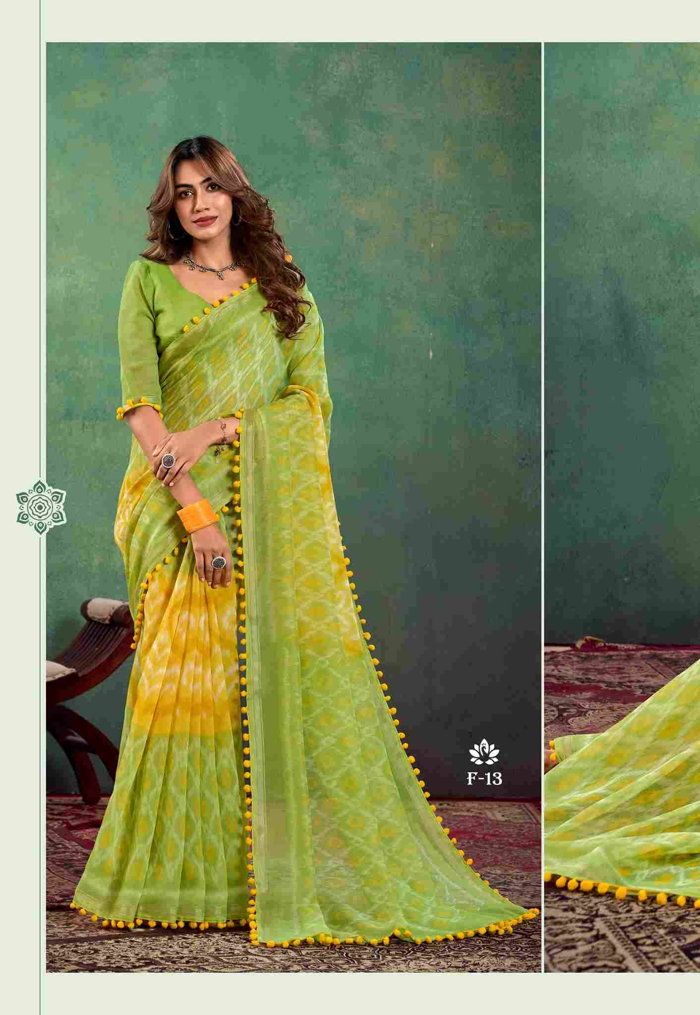 Pumpum Vol-13 By SR 13-A To 13-J Series Indian Traditional Wear Collection Beautiful Stylish Fancy Colorful Party Wear & Occasional Wear Mal Mal Cotton Sarees At Wholesale Price