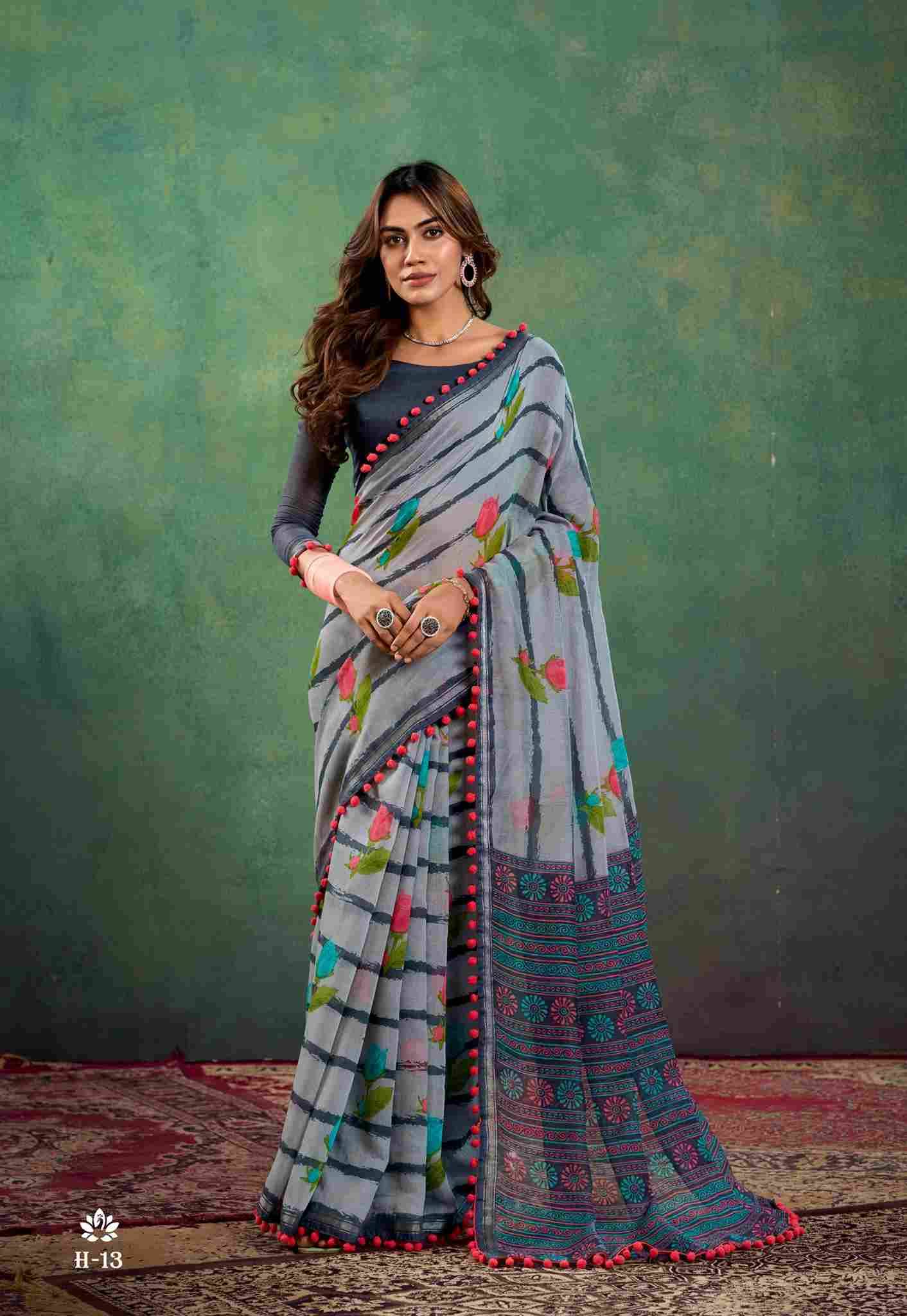 Pumpum Vol-13 By SR 13-A To 13-J Series Indian Traditional Wear Collection Beautiful Stylish Fancy Colorful Party Wear & Occasional Wear Mal Mal Cotton Sarees At Wholesale Price