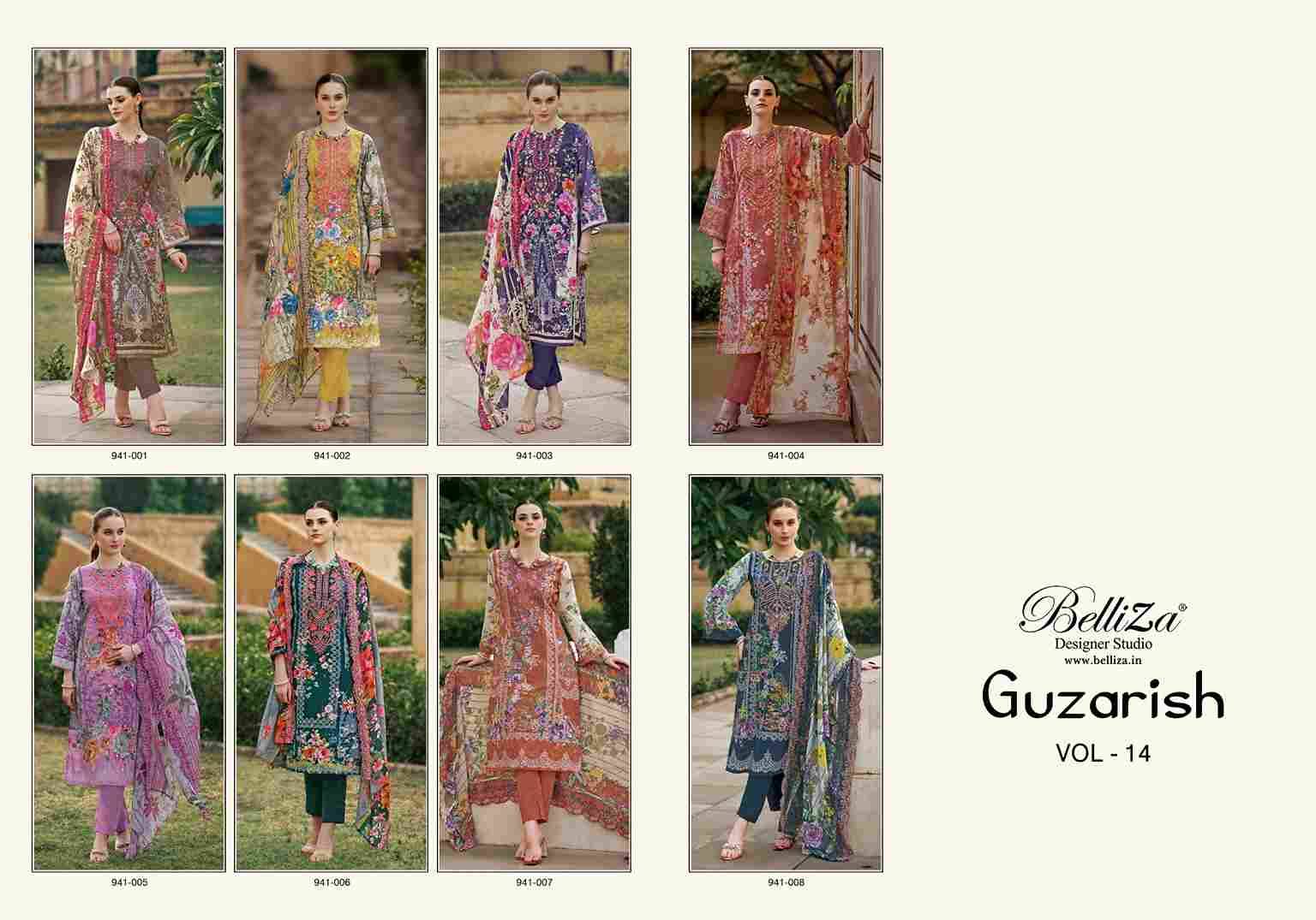 Guzarish Vol-14 By Belliza 941-001 To 941-008 Series Beautiful Stylish Festive Suits Fancy Colorful Casual Wear & Ethnic Wear & Ready To Wear Pure Cotton Digital Print Dresses At Wholesale Price