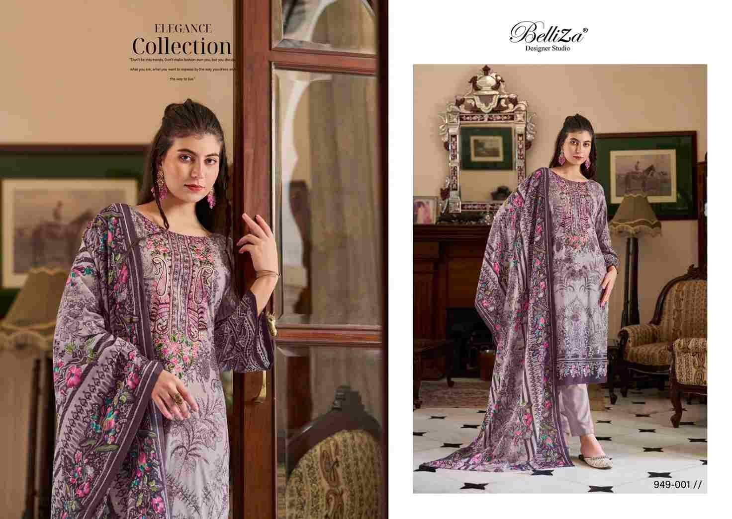 Naira Vol-67 By Belliza 949-001 To 949-008 Series Beautiful Festive Suits Stylish Fancy Colorful Casual Wear & Ethnic Wear Pure Cotton Print Dresses At Wholesale Price