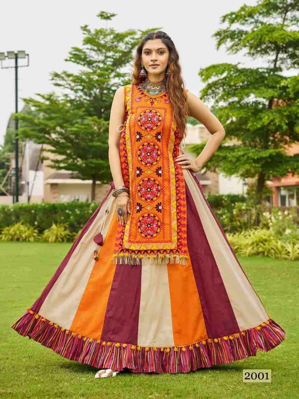 Khelaiya Vol-2 By Fashid Wholesale 2001 To 2007 Series Beautiful Colorful Fancy Navratri Collection Occasional Wear & Party Wear Pure Khadi Lehengas At Wholesale Price