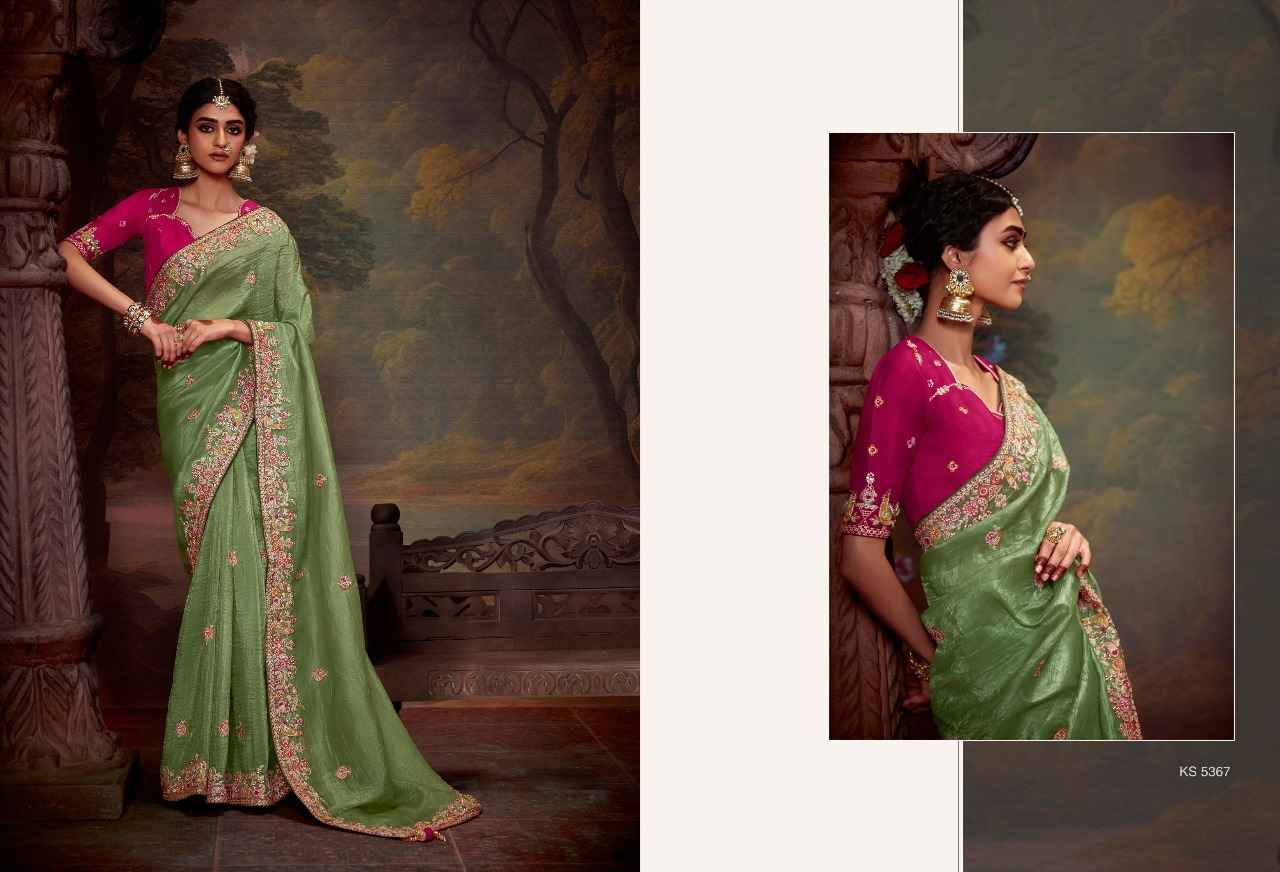 Naveli By Kimora Fashion 5361 To 5371 Series Indian Traditional Wear Collection Beautiful Stylish Fancy Colorful Party Wear & Occasional Wear Organza Chiffon Sarees At Wholesale Price