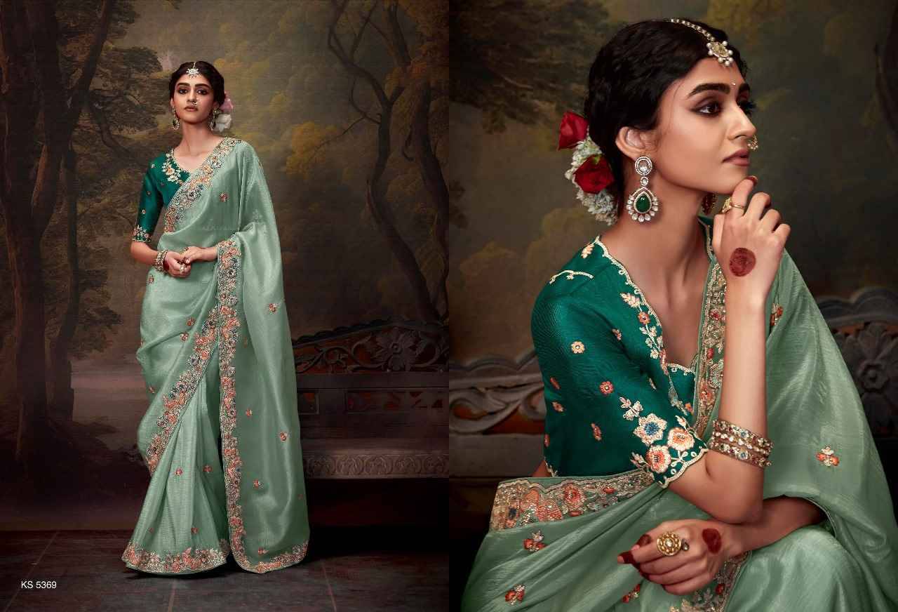 Naveli By Kimora Fashion 5361 To 5371 Series Indian Traditional Wear Collection Beautiful Stylish Fancy Colorful Party Wear & Occasional Wear Organza Chiffon Sarees At Wholesale Price