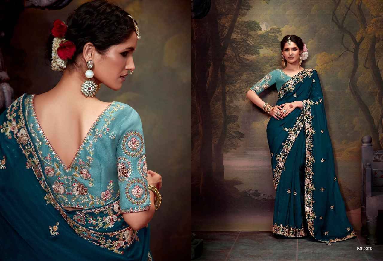 Naveli By Kimora Fashion 5361 To 5371 Series Indian Traditional Wear Collection Beautiful Stylish Fancy Colorful Party Wear & Occasional Wear Organza Chiffon Sarees At Wholesale Price