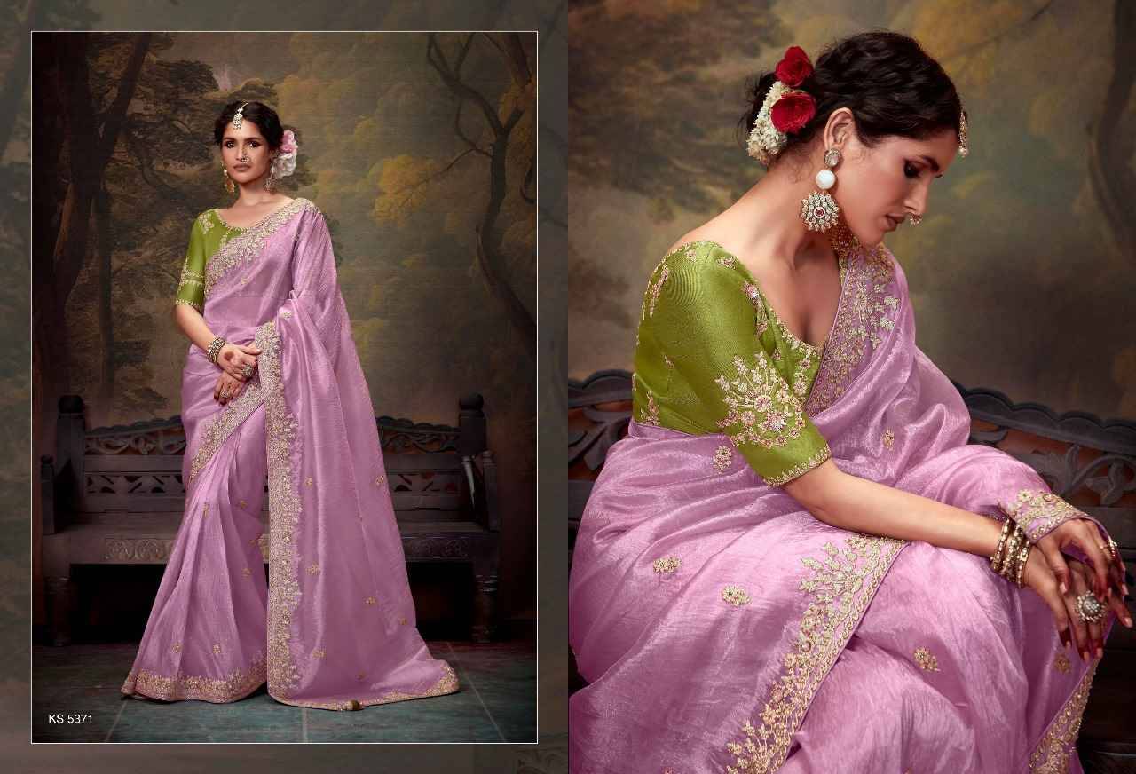 Naveli By Kimora Fashion 5361 To 5371 Series Indian Traditional Wear Collection Beautiful Stylish Fancy Colorful Party Wear & Occasional Wear Organza Chiffon Sarees At Wholesale Price