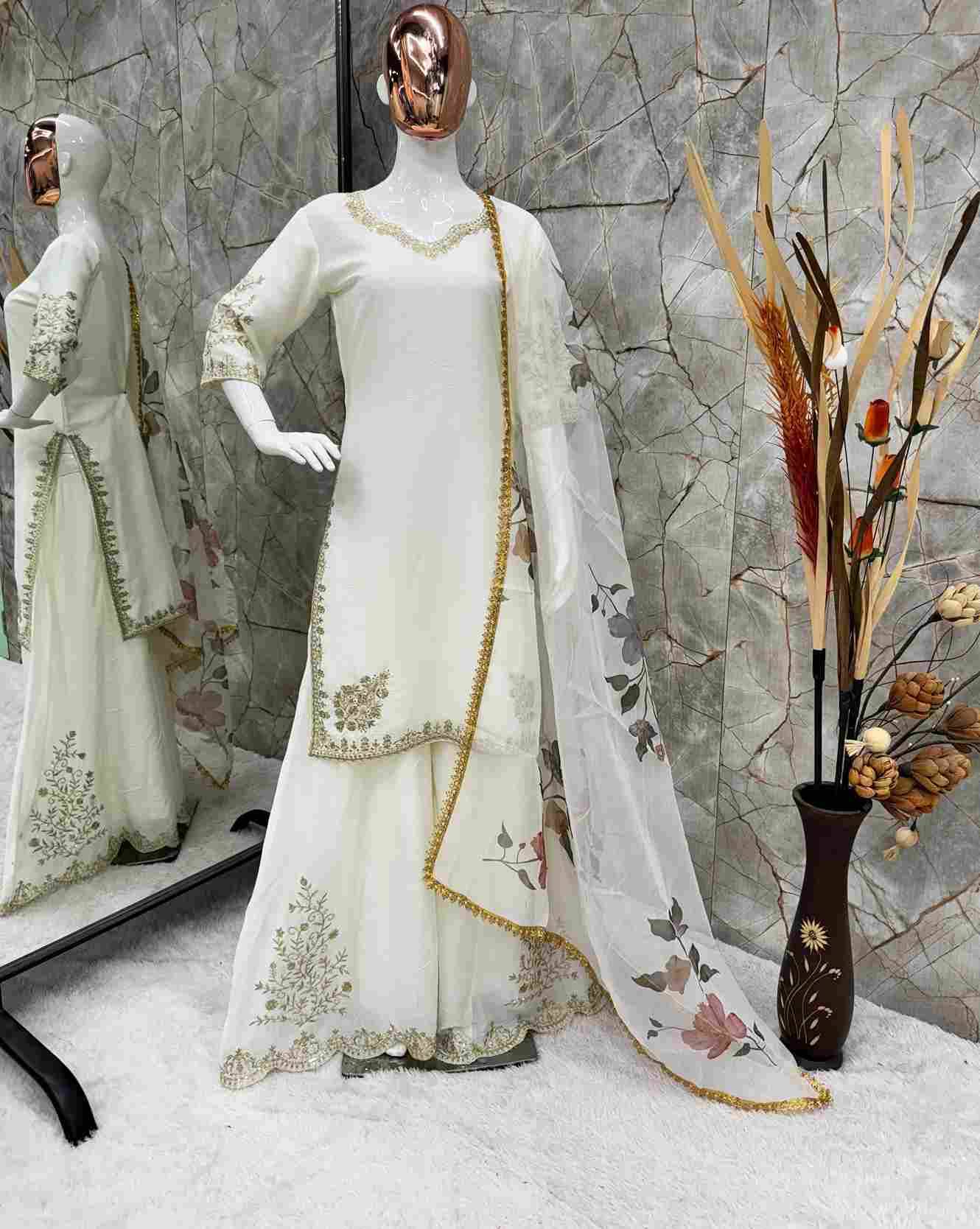 L-1872 By Fashid Wholesale 01 To 03 Series Beautiful Suits Colorful Stylish Fancy Casual Wear & Ethnic Wear Chinnon Dresses At Wholesale Price