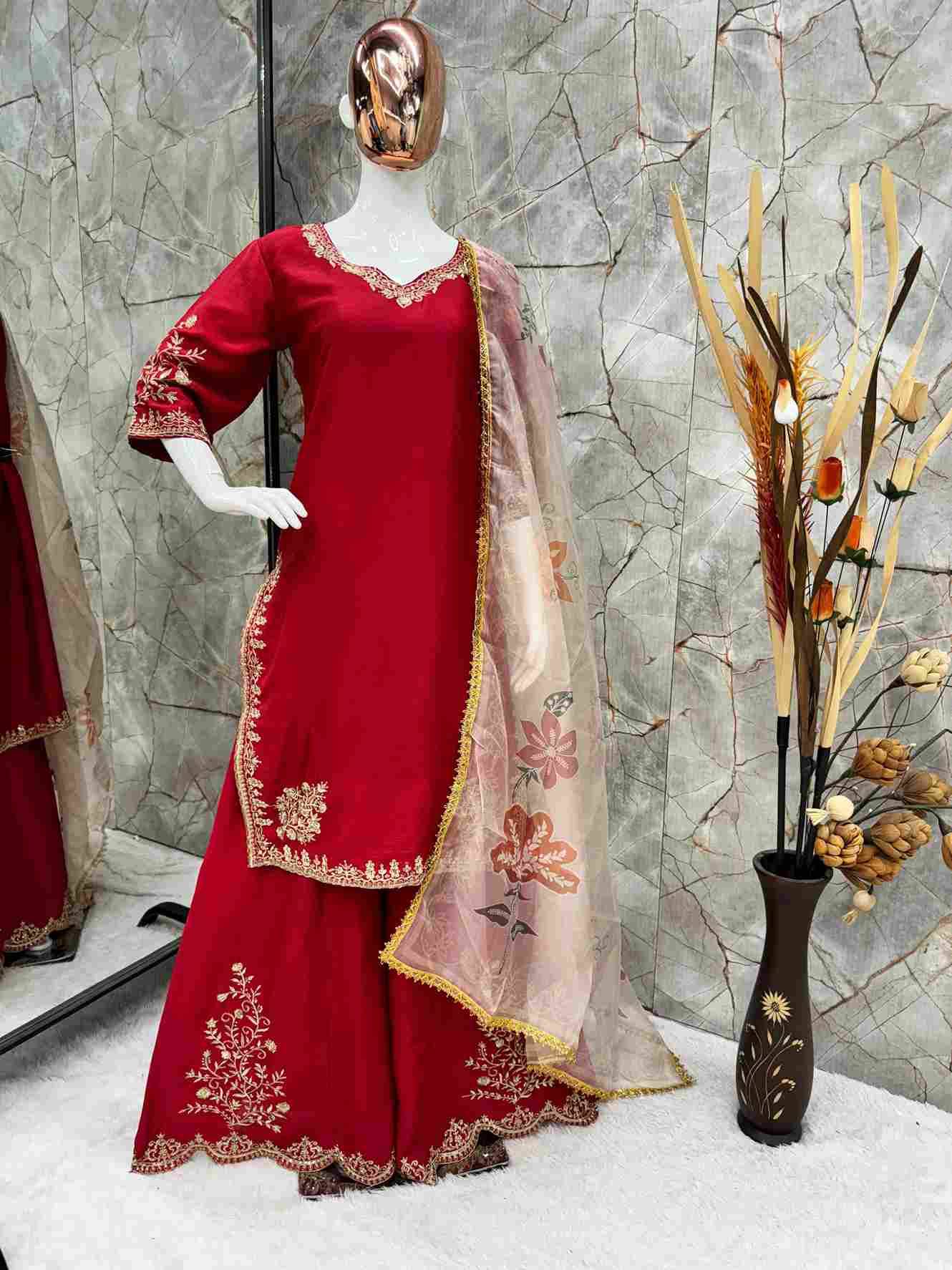 L-1872 By Fashid Wholesale 01 To 03 Series Beautiful Suits Colorful Stylish Fancy Casual Wear & Ethnic Wear Chinnon Dresses At Wholesale Price