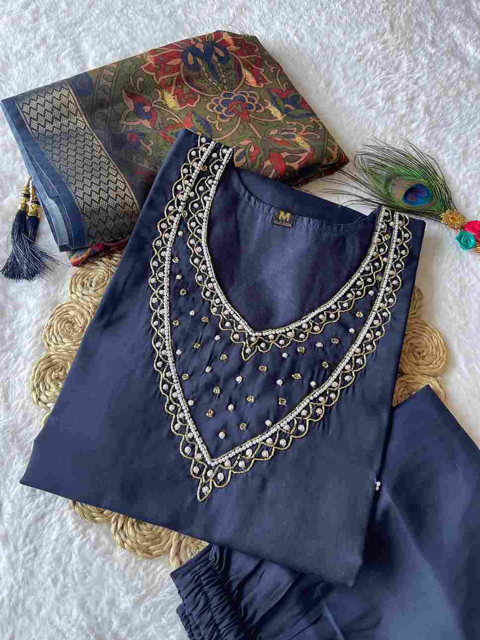 Kr-320 By Fashid Wholesale Designer Festive Suits Collection Beautiful Stylish Fancy Colorful Party Wear & Occasional Wear Roman Silk Kurti With Pent At Wholesale Price