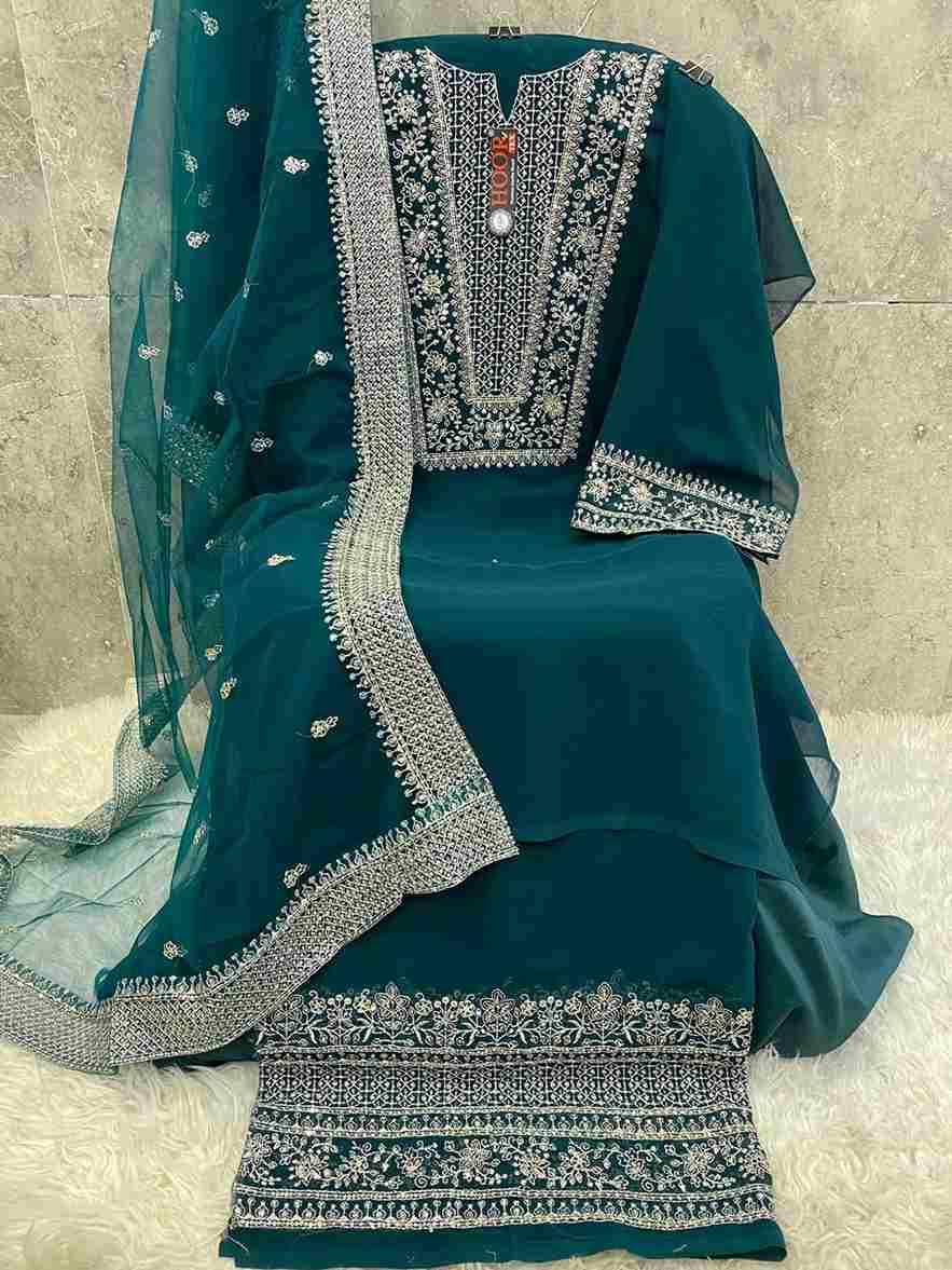 Hoor Tex Hit Design H-210 Colours By Hoor Tex H-210-A To H-210-E Series Designer Festive Pakistani Suits Collection Beautiful Stylish Fancy Colorful Party Wear & Occasional Wear Georgette Embroidered Dresses At Wholesale Price