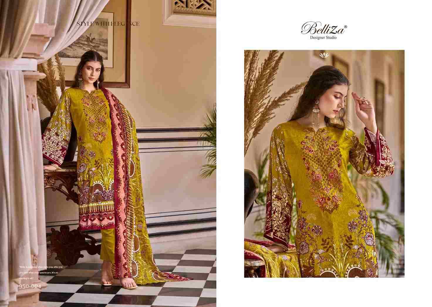 Riwayat Vol-2 By Belliza 950-001 To 950-008 Series Beautiful Festive Suits Stylish Fancy Colorful Casual Wear & Ethnic Wear Pure Viscose Rayon Print Dresses At Wholesale Price