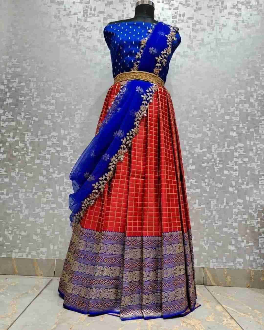 PVR-LEHENGAS VOL-24 BY FASHID WHOLESALE 01 TO 05 SERIES DESIGNER BEAUTIFUL NAVRATRI COLLECTION OCCASIONAL WEAR & PARTY WEAR KANJIVARAM SILK LEHENGAS AT WHOLESALE PRICE