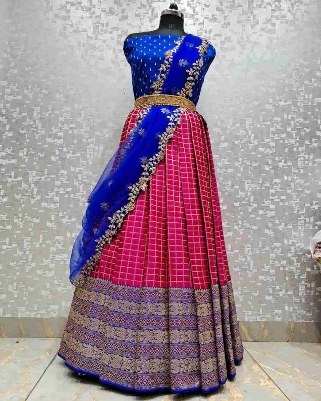 PVR-LEHENGAS VOL-24 BY FASHID WHOLESALE 01 TO 05 SERIES DESIGNER BEAUTIFUL NAVRATRI COLLECTION OCCASIONAL WEAR & PARTY WEAR KANJIVARAM SILK LEHENGAS AT WHOLESALE PRICE