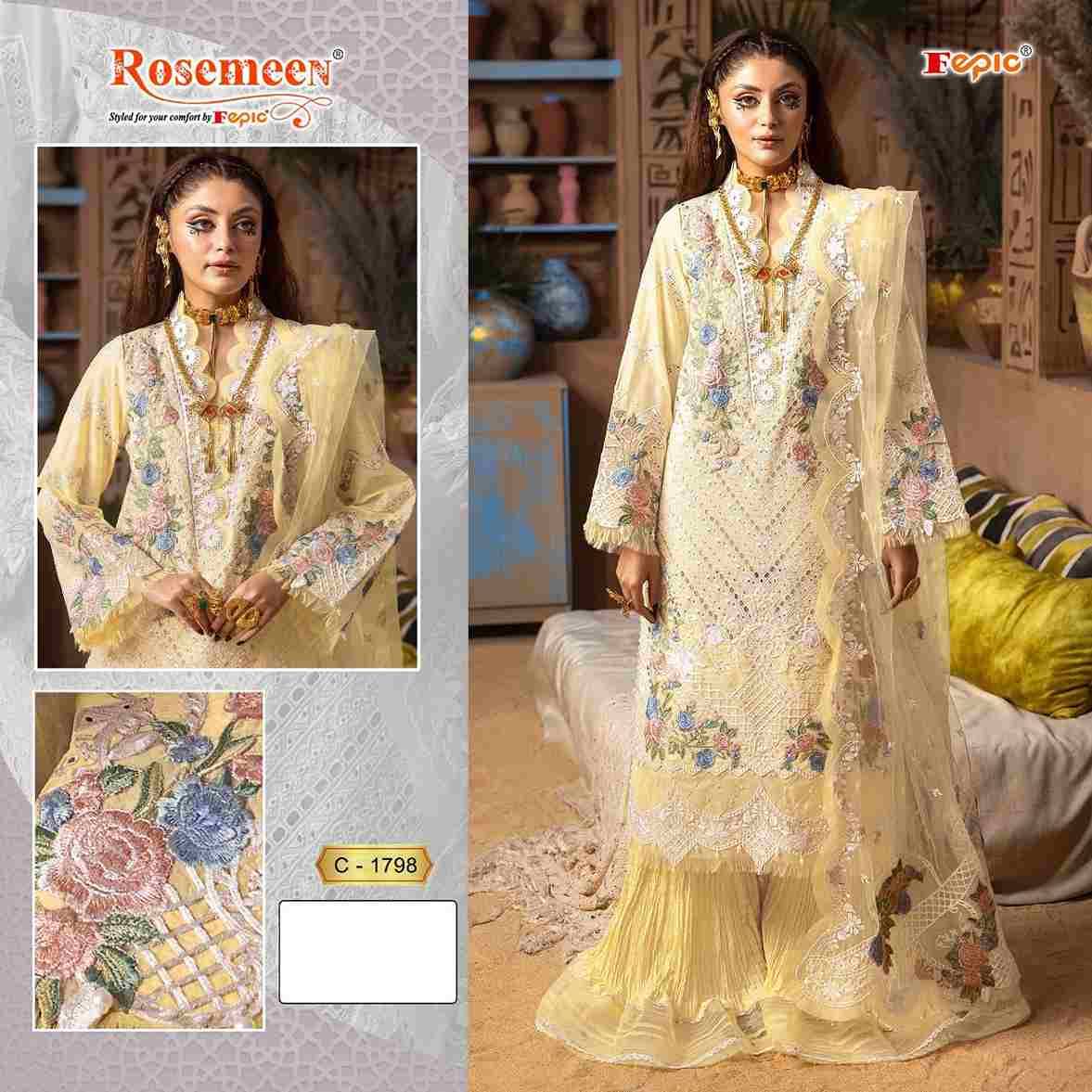 Fepic 1798 Colours By Fepic 1798-A To 1798-B Series Beautiful Pakistani Suits Colorful Stylish Fancy Casual Wear & Ethnic Wear Pure Cotton Embroidered Dresses At Wholesale Price