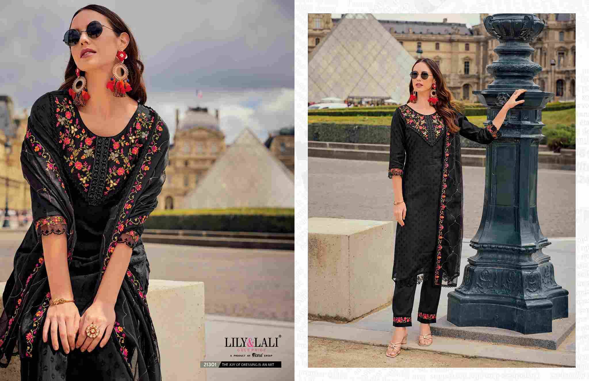 Mrunal By Lily And Lali 21301 To 21306 Series Beautiful Festive Suits Colorful Stylish Fancy Casual Wear & Ethnic Wear Silk Embroidered Dresses At Wholesale Price