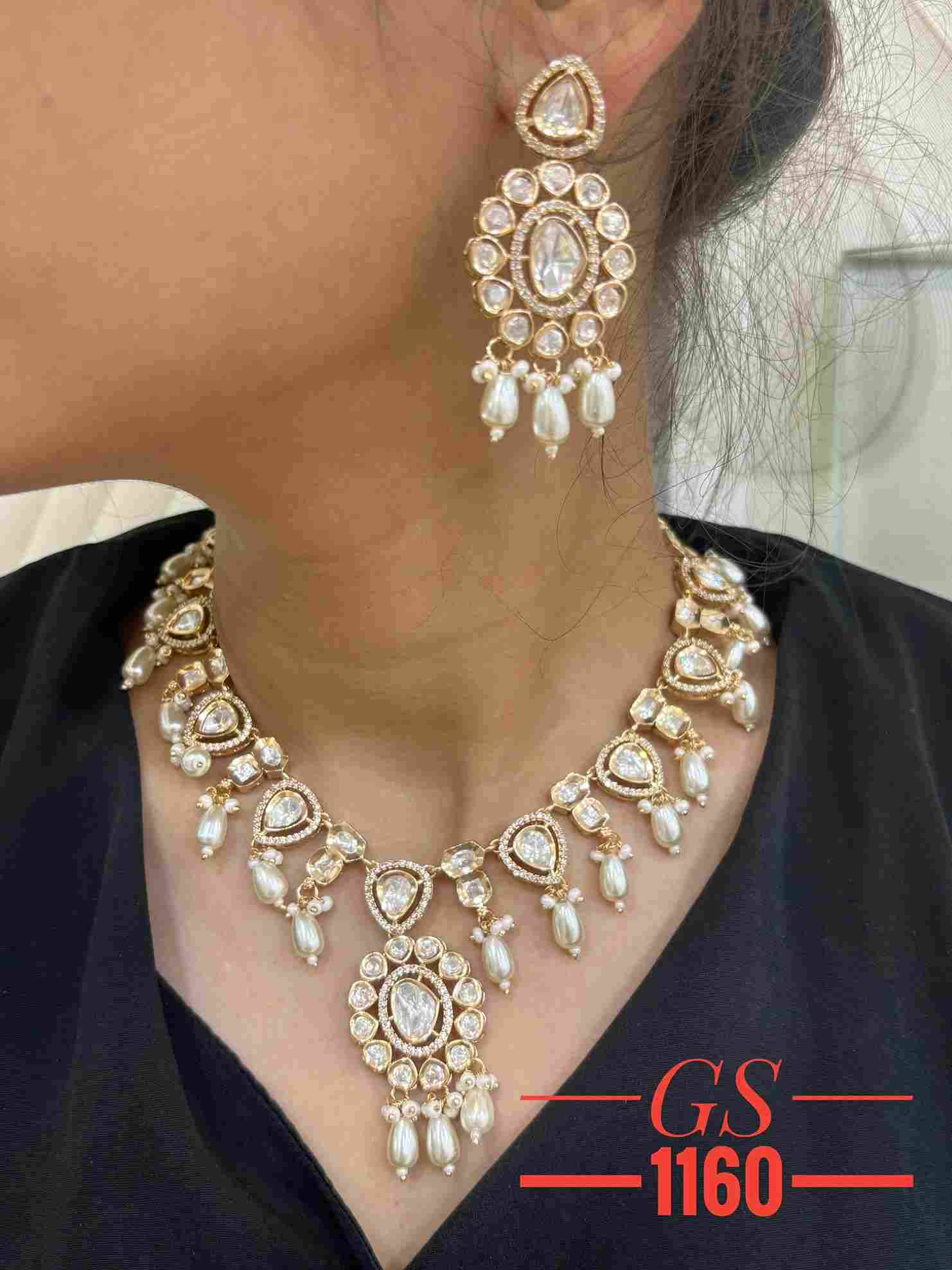 GS-1160 By Fashid Wholesale 01 To 05 Series Traditional Artificial Jewellery For Indian Attire At Exclusive Range.