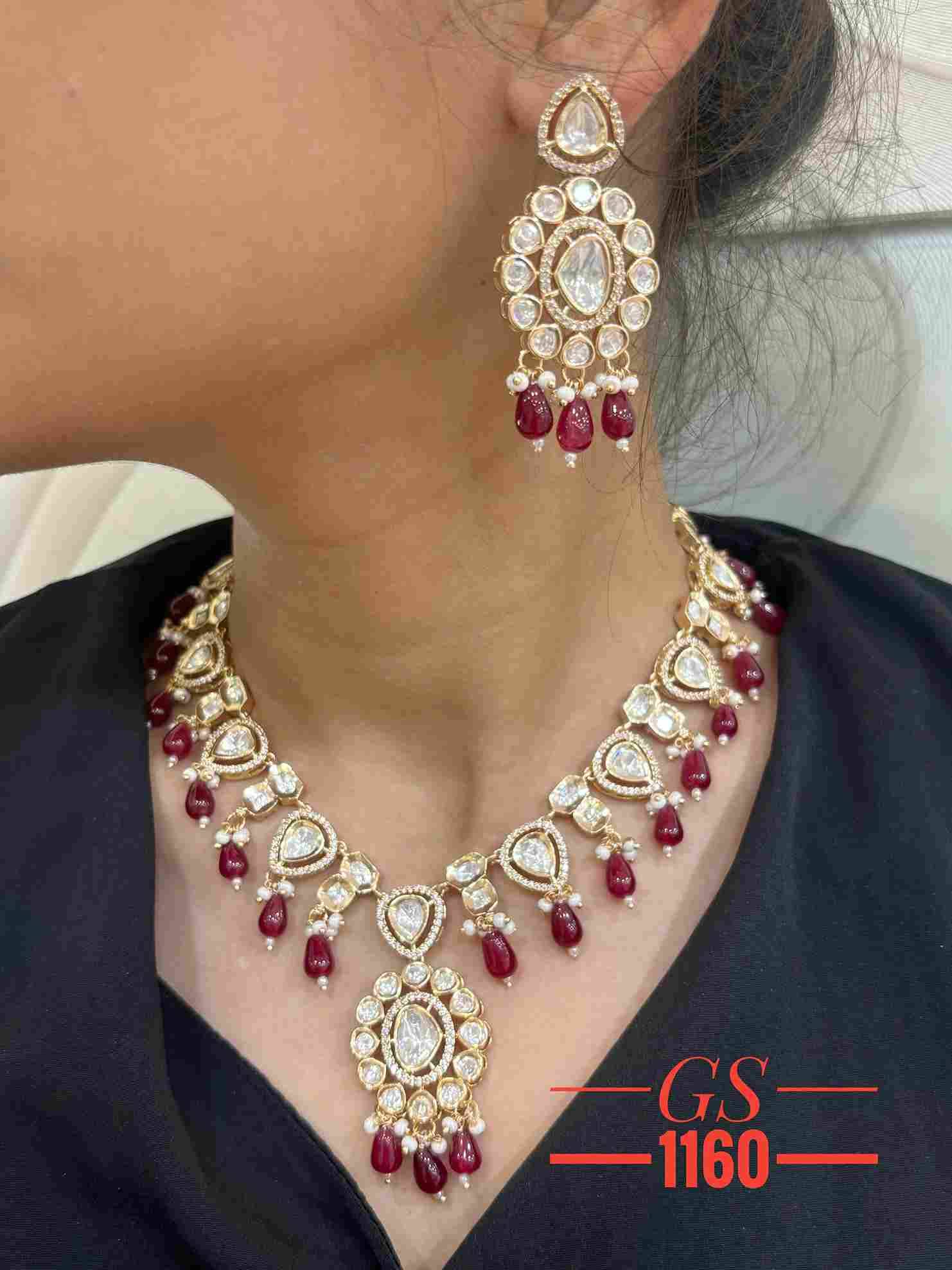 GS-1160 By Fashid Wholesale 01 To 05 Series Traditional Artificial Jewellery For Indian Attire At Exclusive Range.