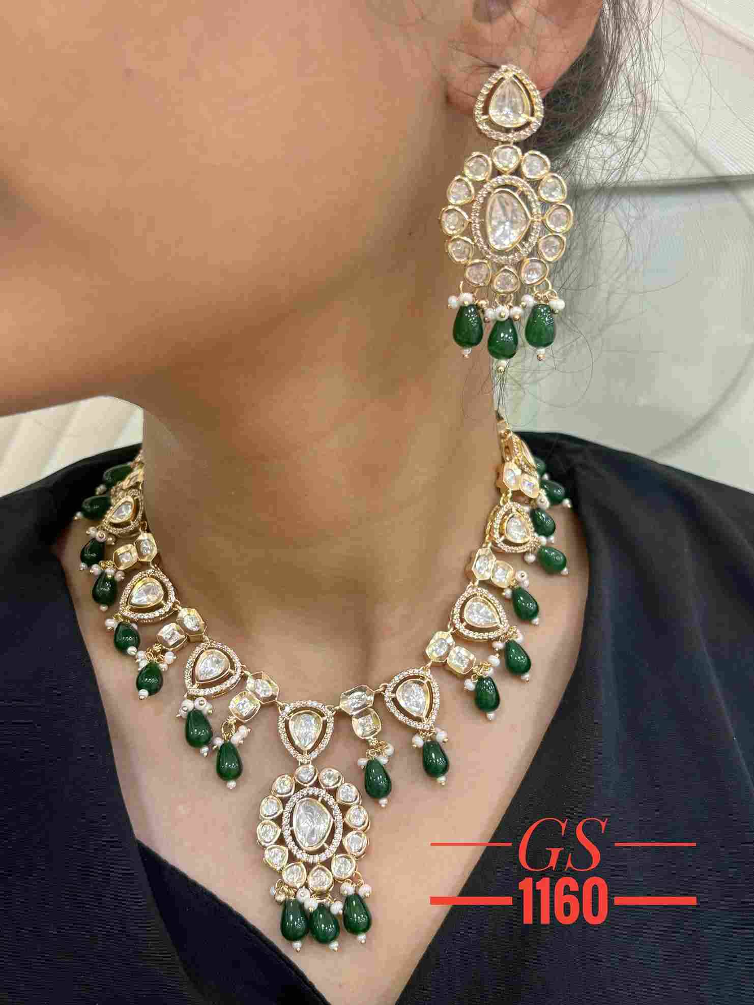 GS-1160 By Fashid Wholesale 01 To 05 Series Traditional Artificial Jewellery For Indian Attire At Exclusive Range.